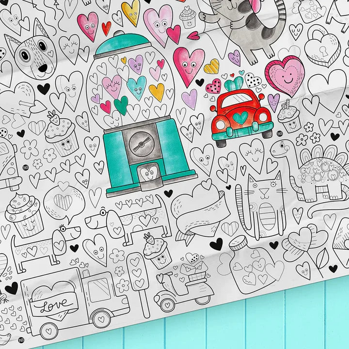 pico, Coloriage géant - Amour