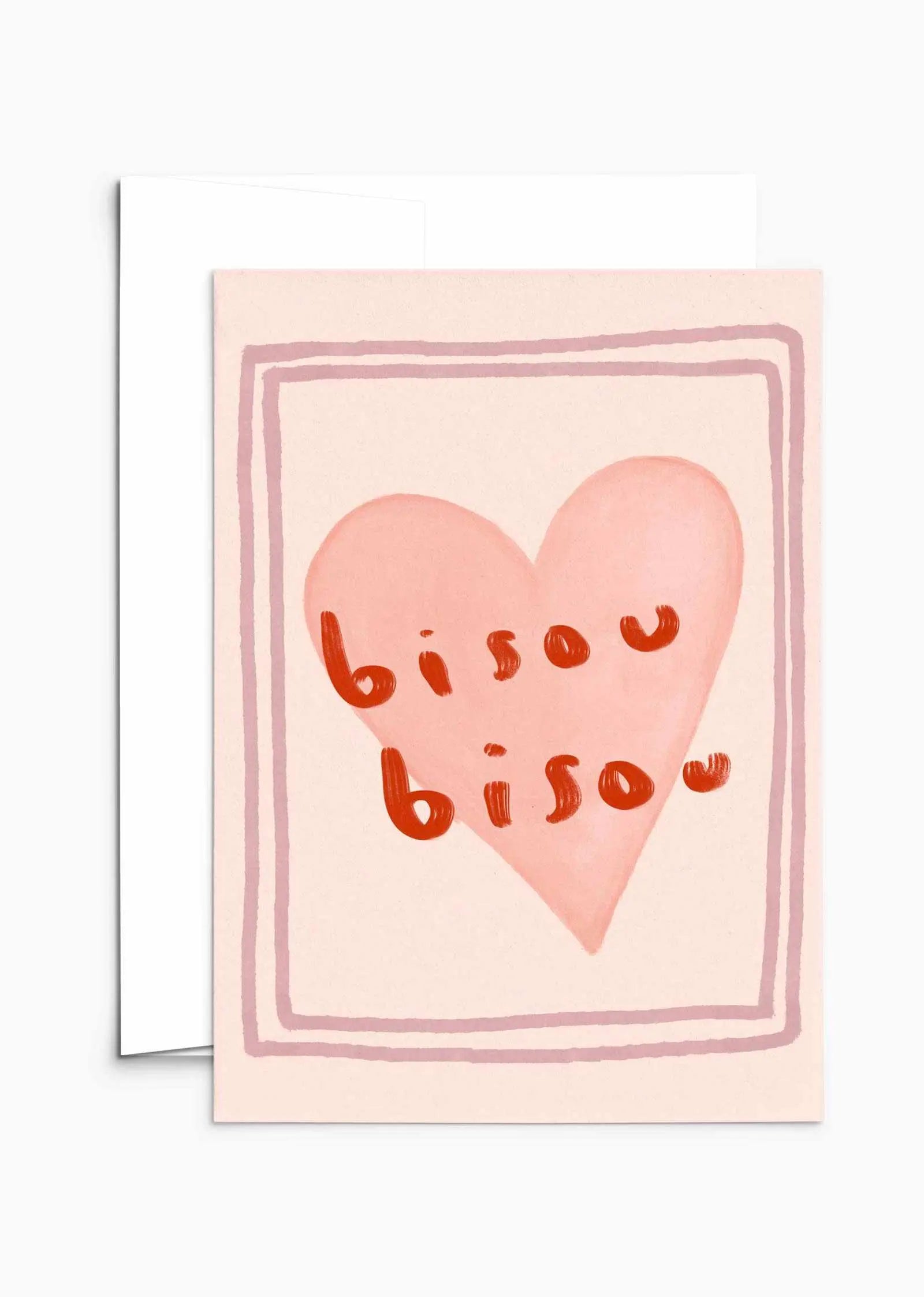 Bisou Bisou Greeting Card Mimi & August