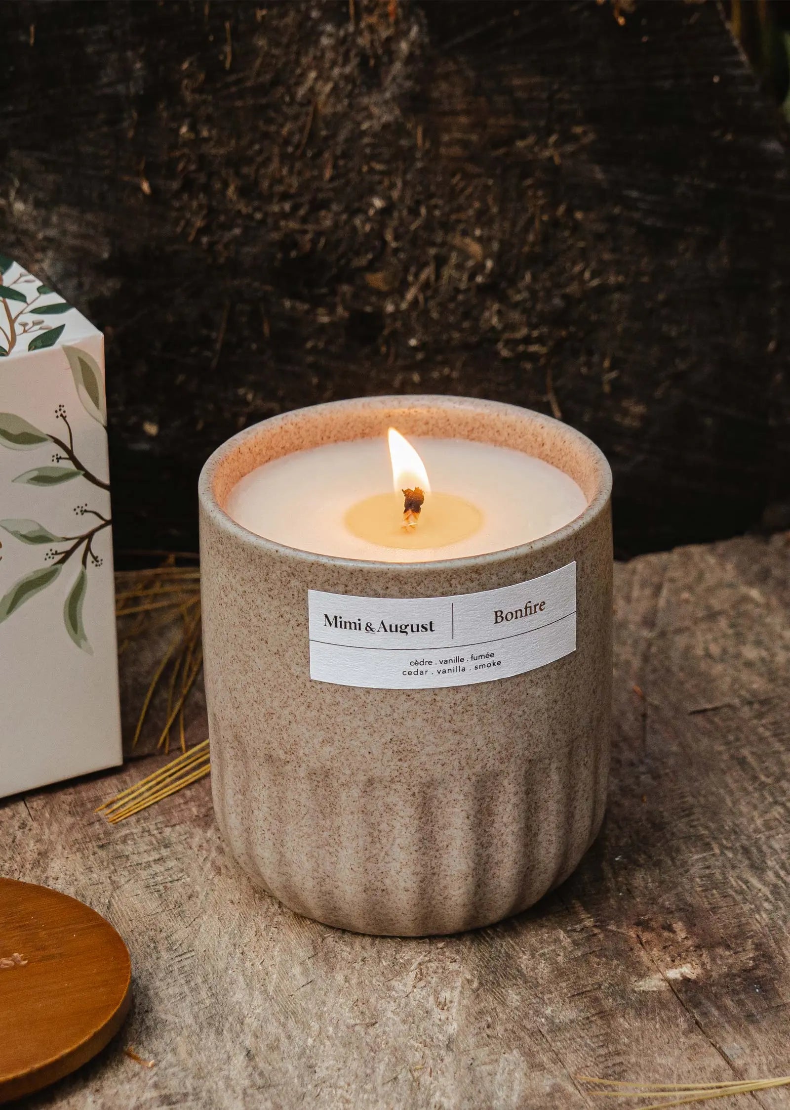 Bonfire - Reusable Candle Mimi & August
