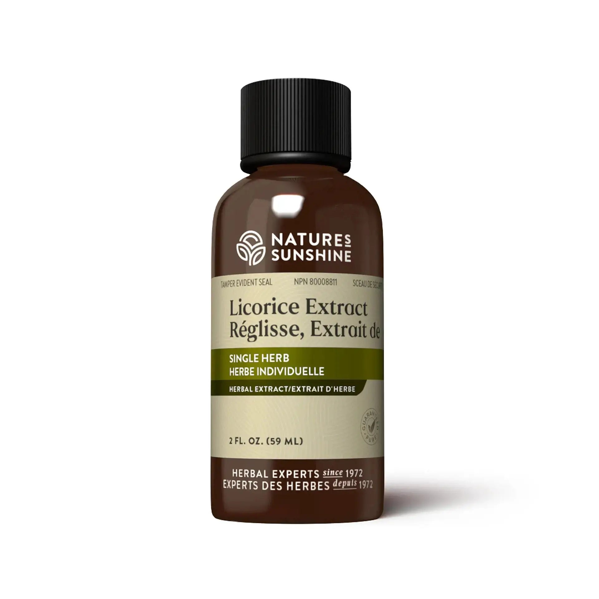 Herbe individuelle "Extrait de Réglisse" en Liquide de Nature's Sunshine Nature's Sunshine