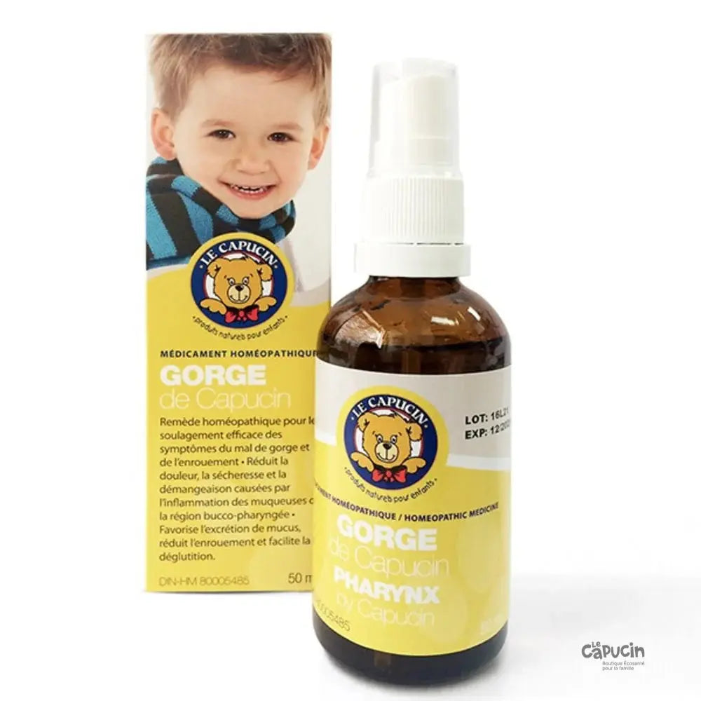 Médicament Homéopathique "La Gorge" de Capucin Le Capucin