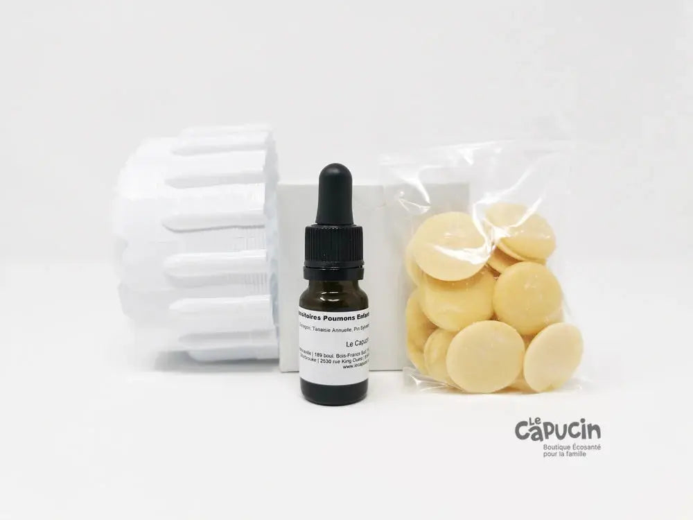 Trousse de fabrication pour suppositoires "Poumons - enfants" de Capucin Le Capucin
