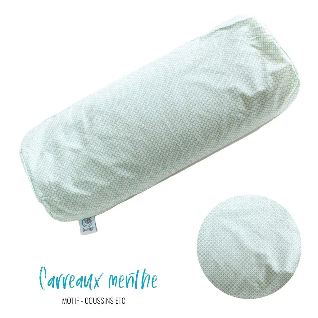 Le p'tit etc. "Carreaux Menthe" Coussins etc