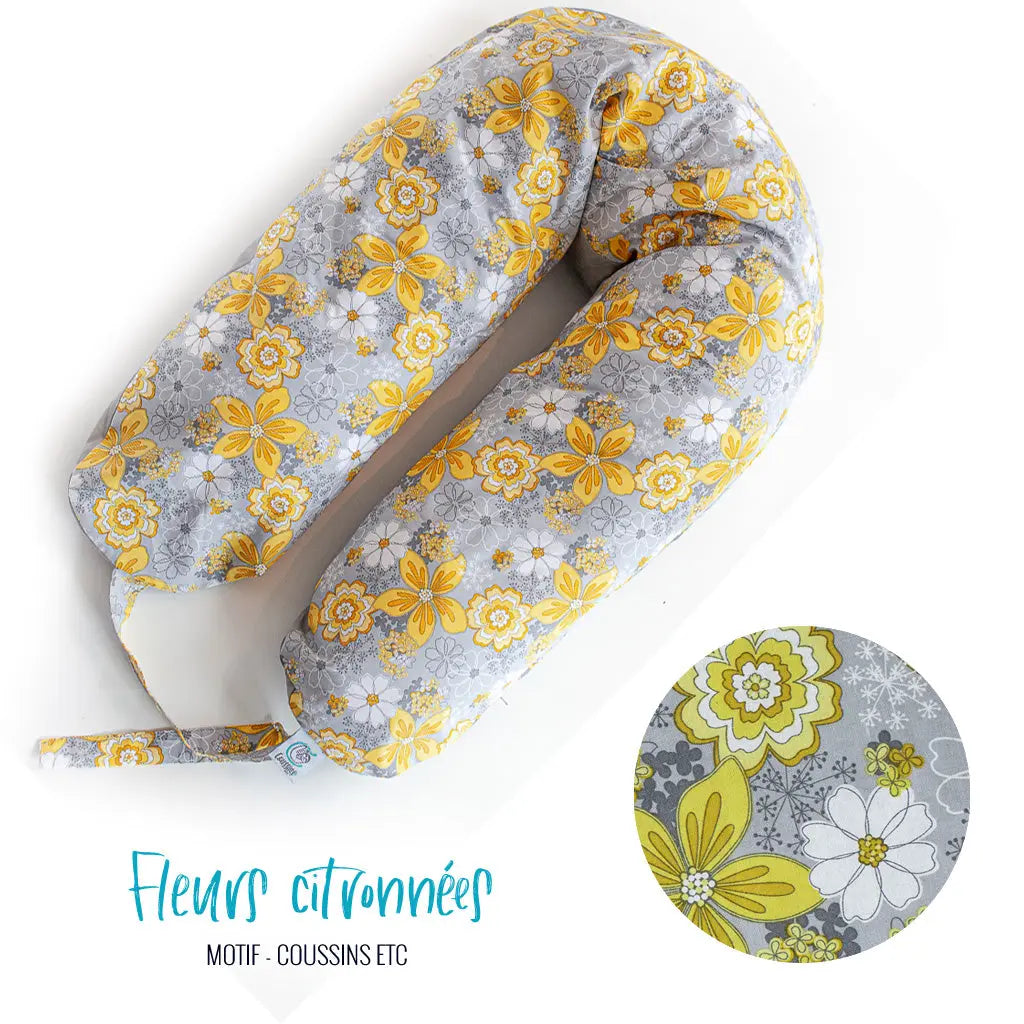 Coussin etc. "Fleurs Citronnées" Coussins etc