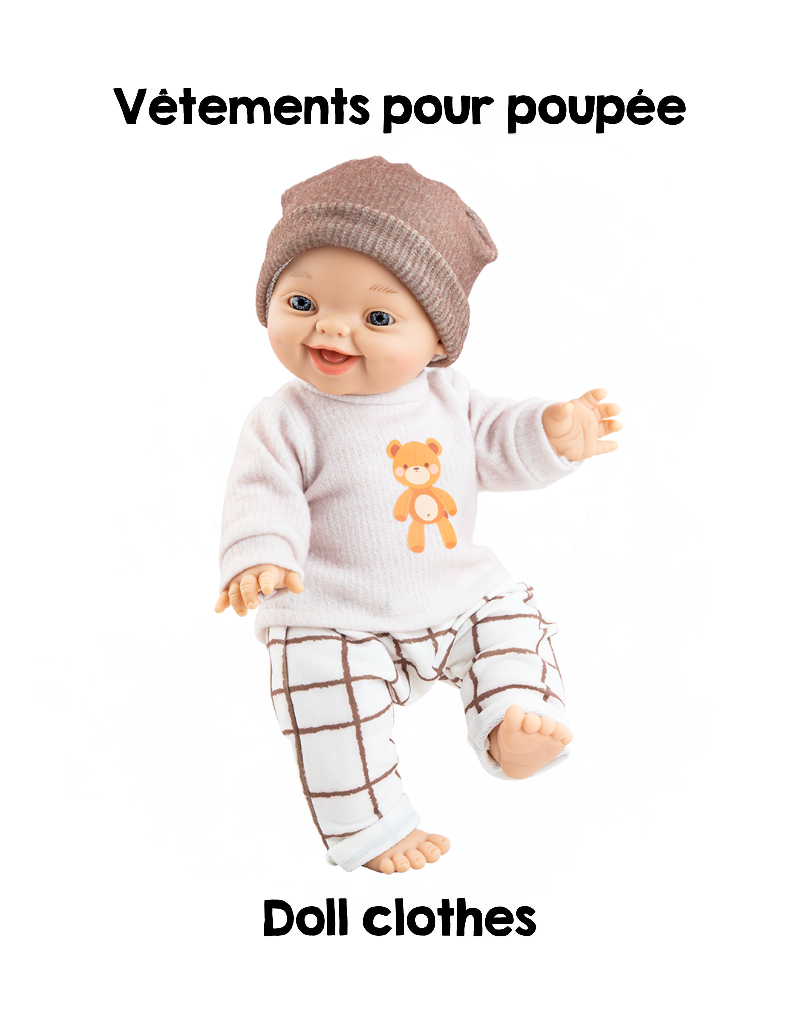 Clothes for dolls Los Manus - Teddy outfit - Paola Reina