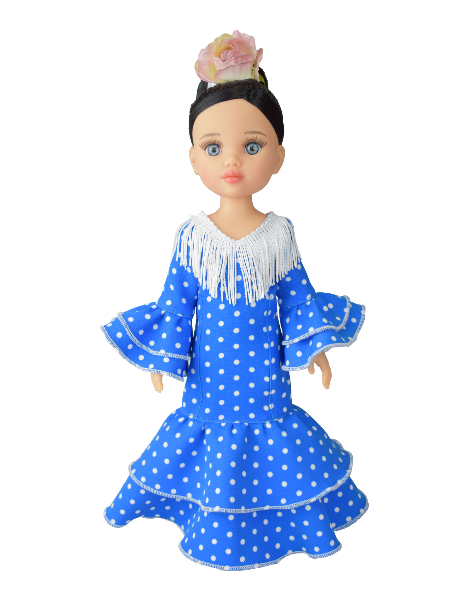 Las Amigas doll - Carmen flamenca with blue dress - Paola Reina