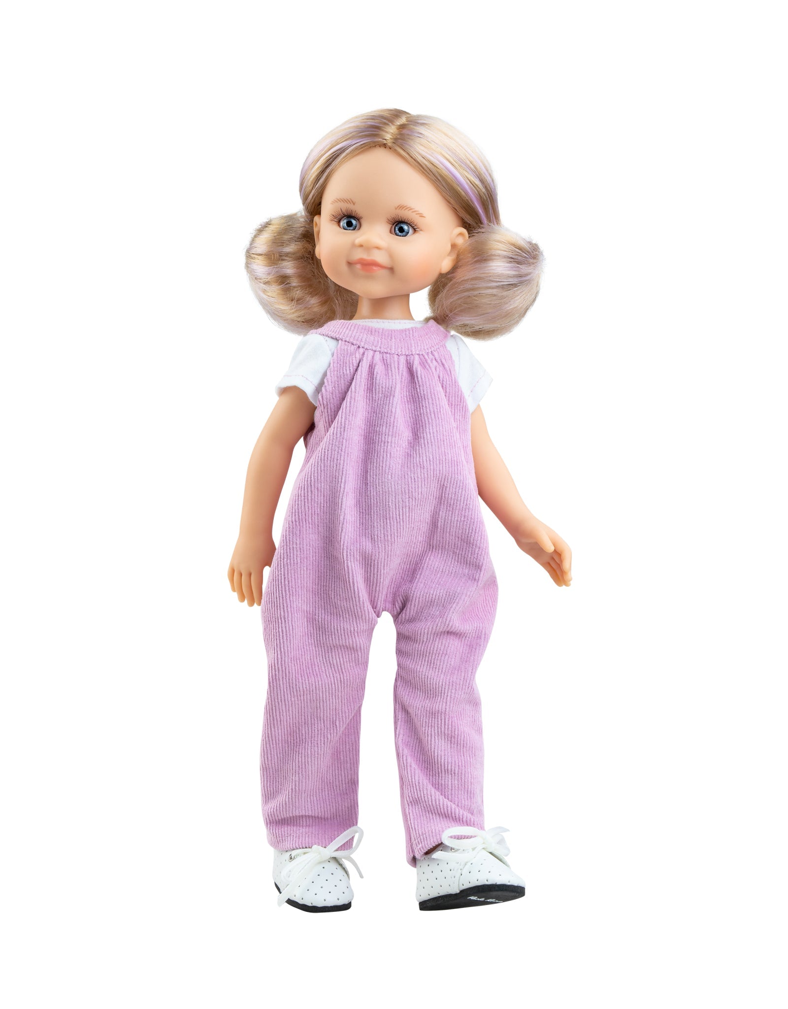 Las Amigas doll - Cleo with corduroy overalls - Paola Reina