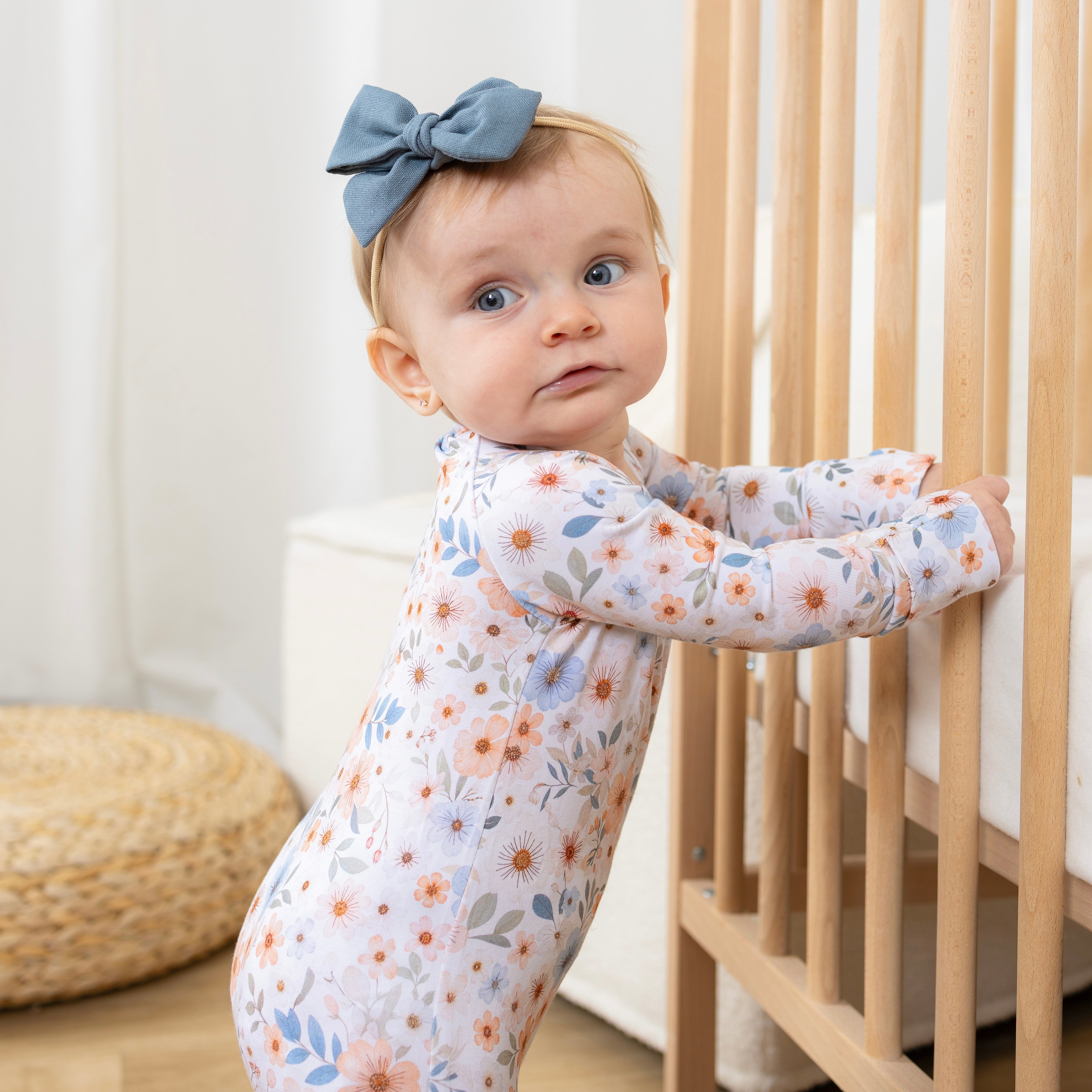 Pyjama bambou - Bébé - Fleurs - Esmée ( 0-3 , 12-18, 18-24mois)