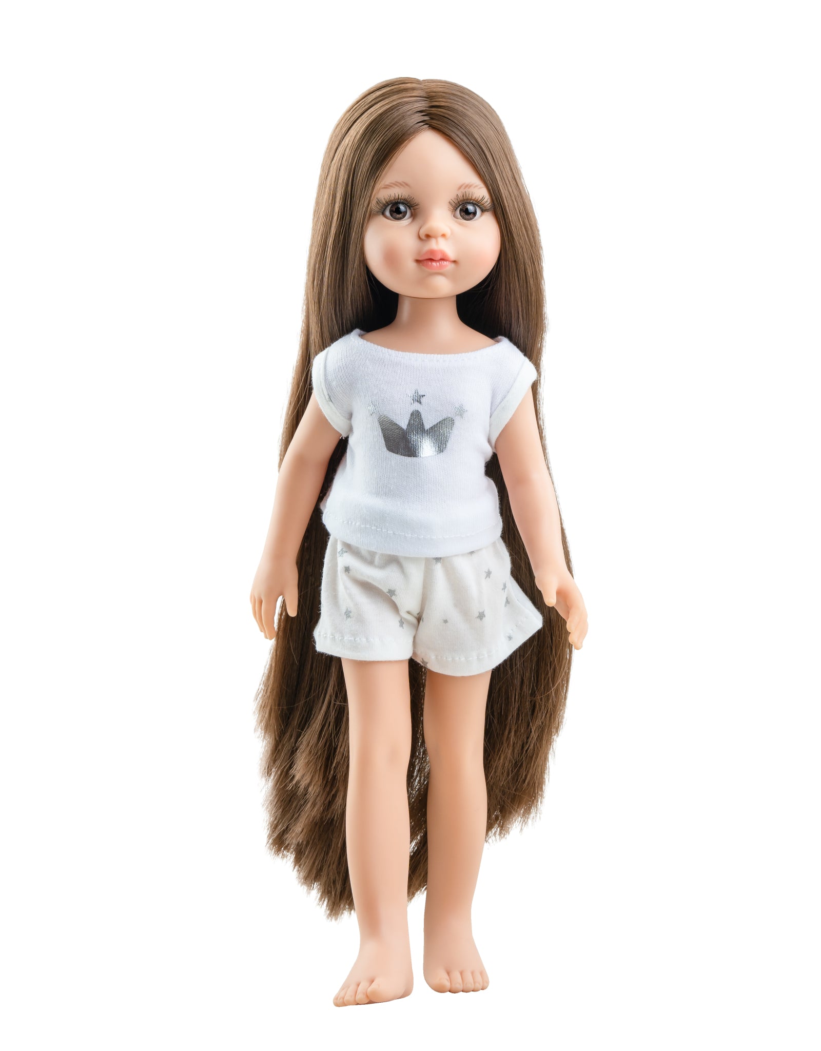 Las Amigas Doll - Carol with long hair in pajamas - Paola Reina