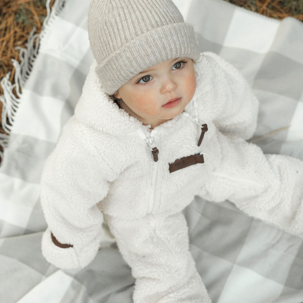 Combinaison une pièce en Sherpa doublée (3-18m) Petit Coulou