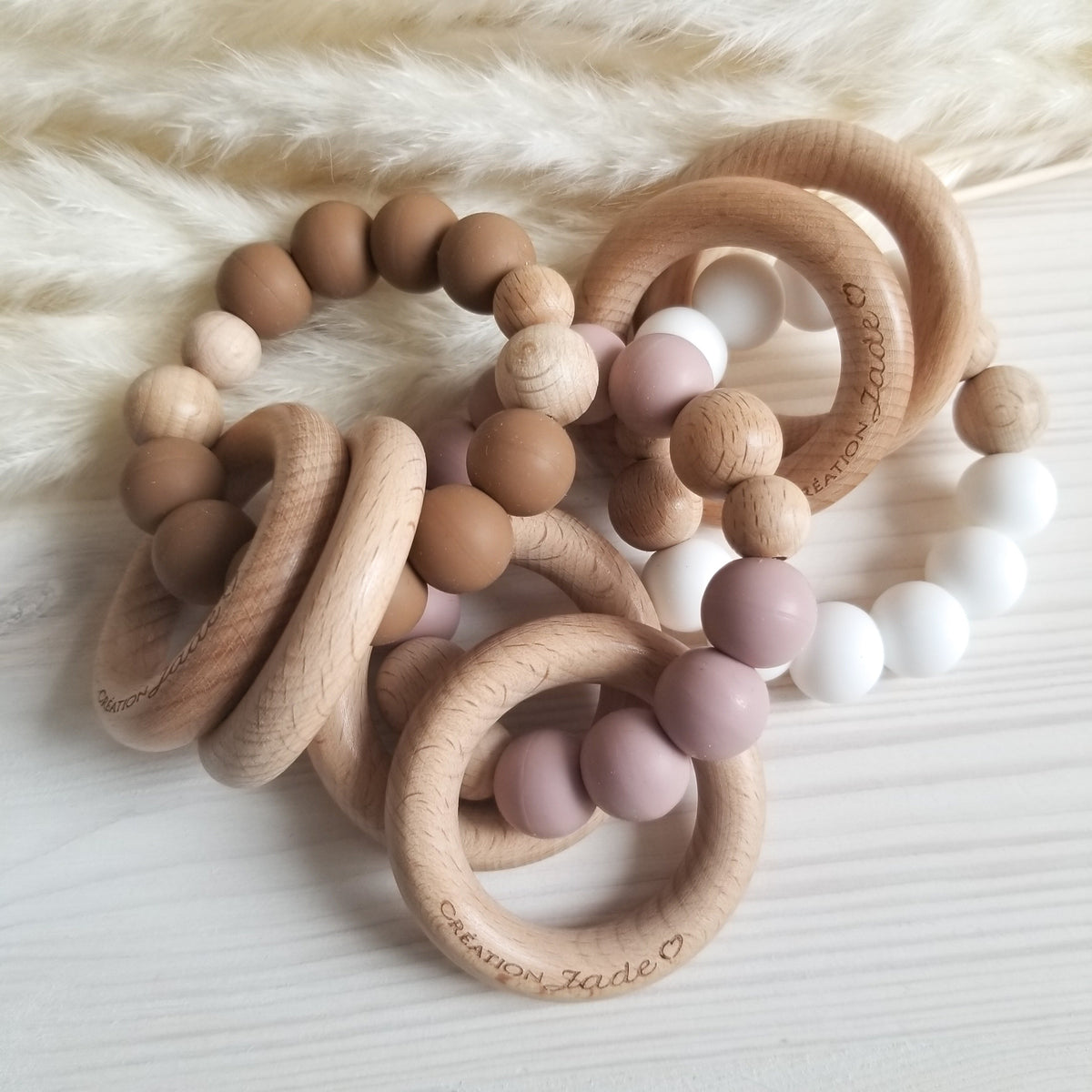 Hochet Minimaliste - Blanc