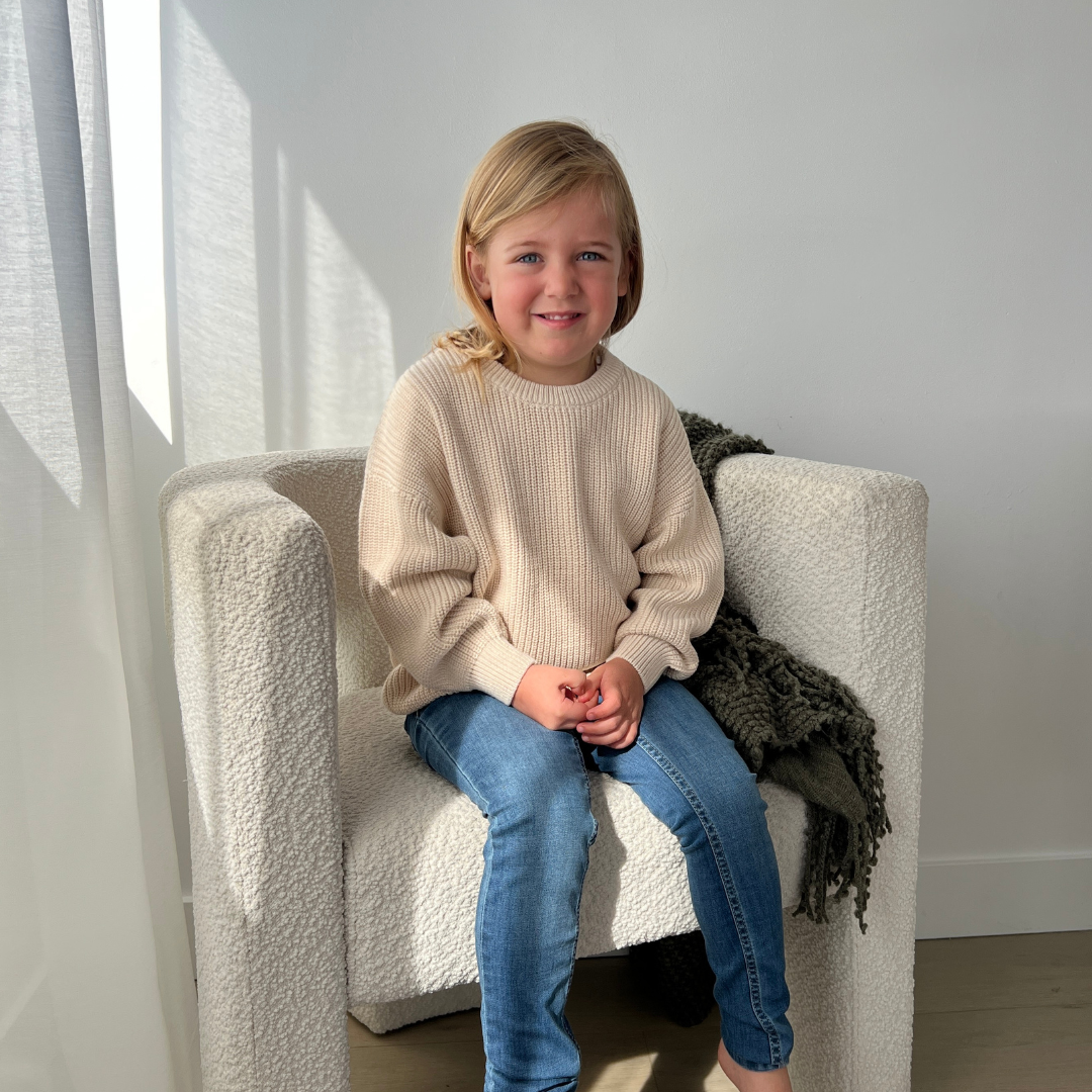 Organic Cotton Knit Sweaters Lulush The Label Kids Clothing