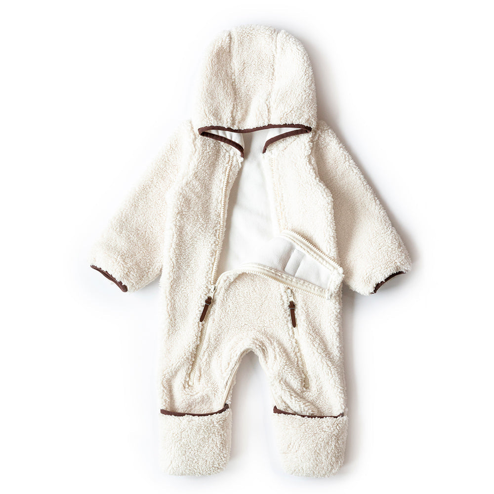 Combinaison une pièce en Sherpa doublée (3-18m) Petit Coulou
