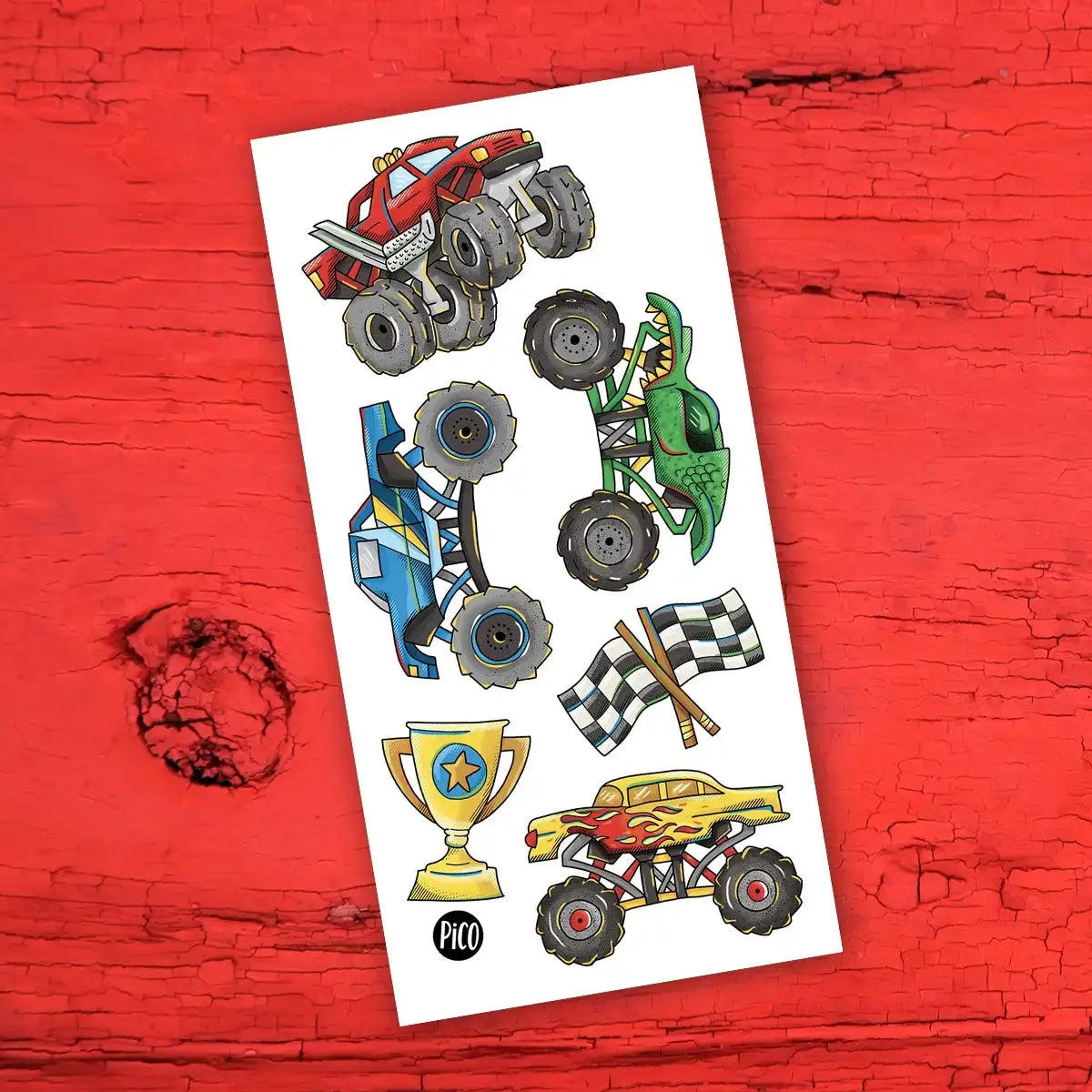 Tatouage "Camions monstres" de Pico Pico
