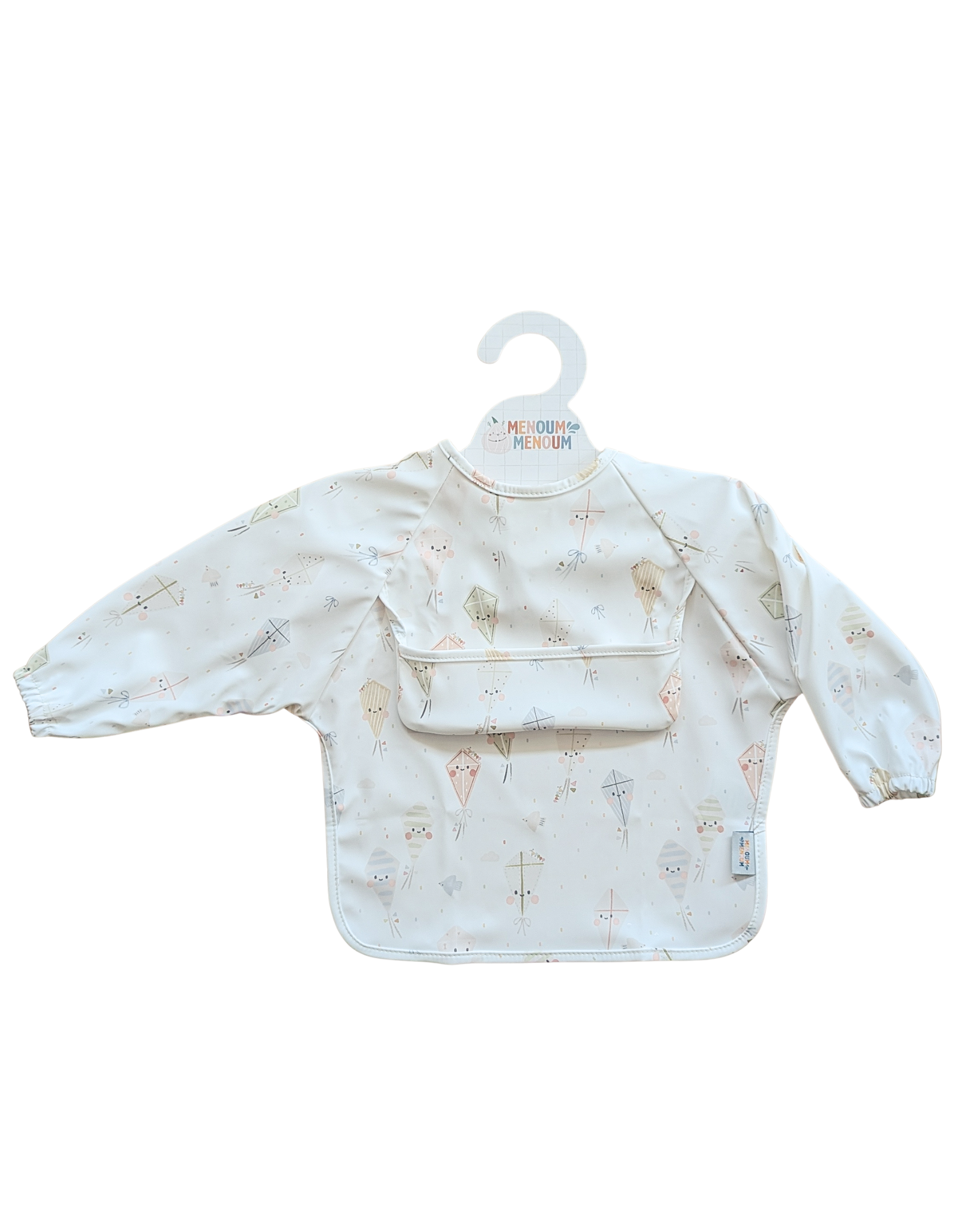 Long-sleeved bib - Kite - Menoum