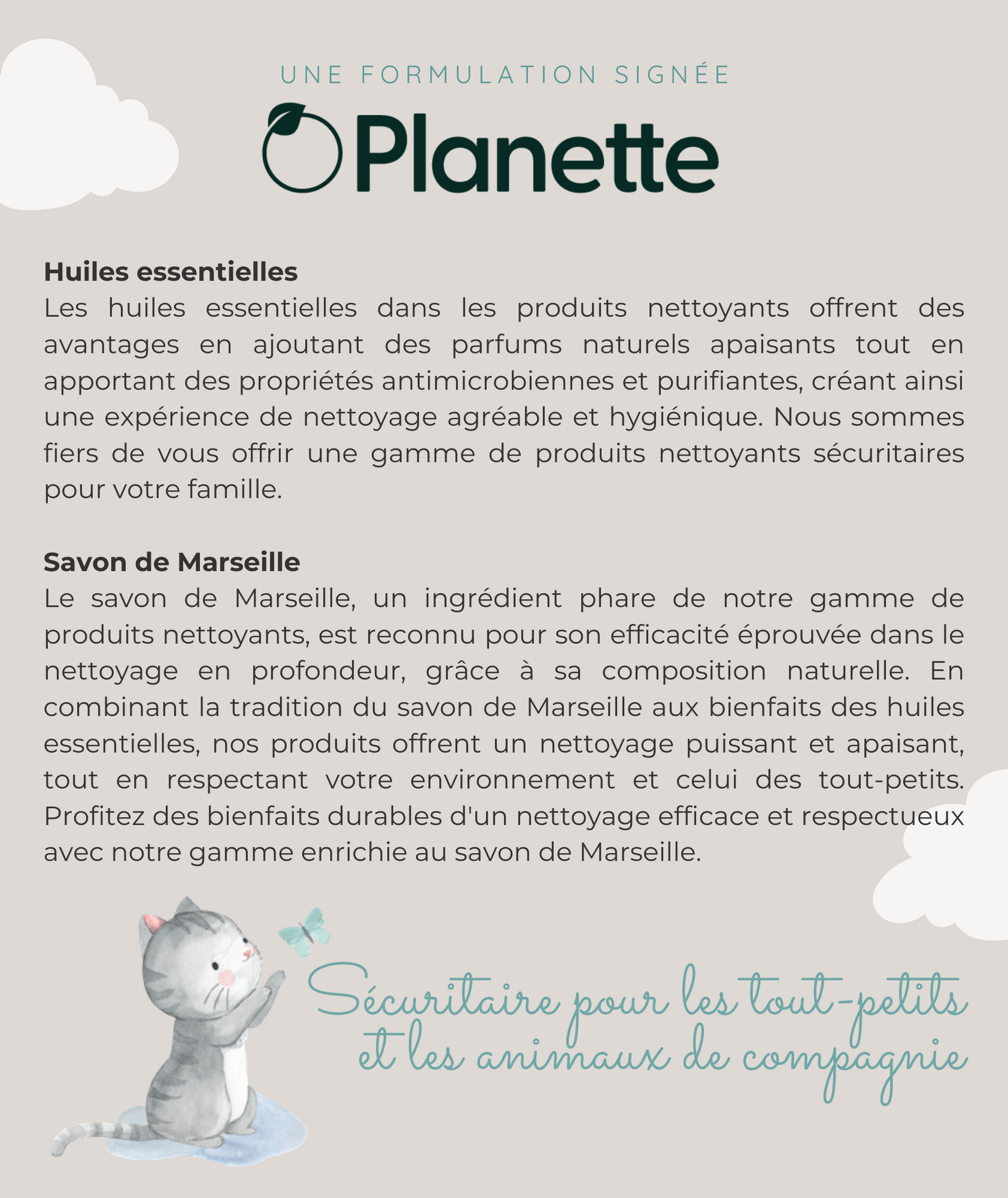 Gamme nettoyante - Mon petit savon magique - Veille sur toi & Planette