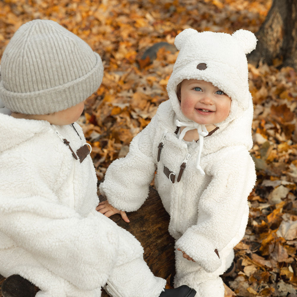 Combinaison une pièce en Sherpa doublée (3-18m) Petit Coulou