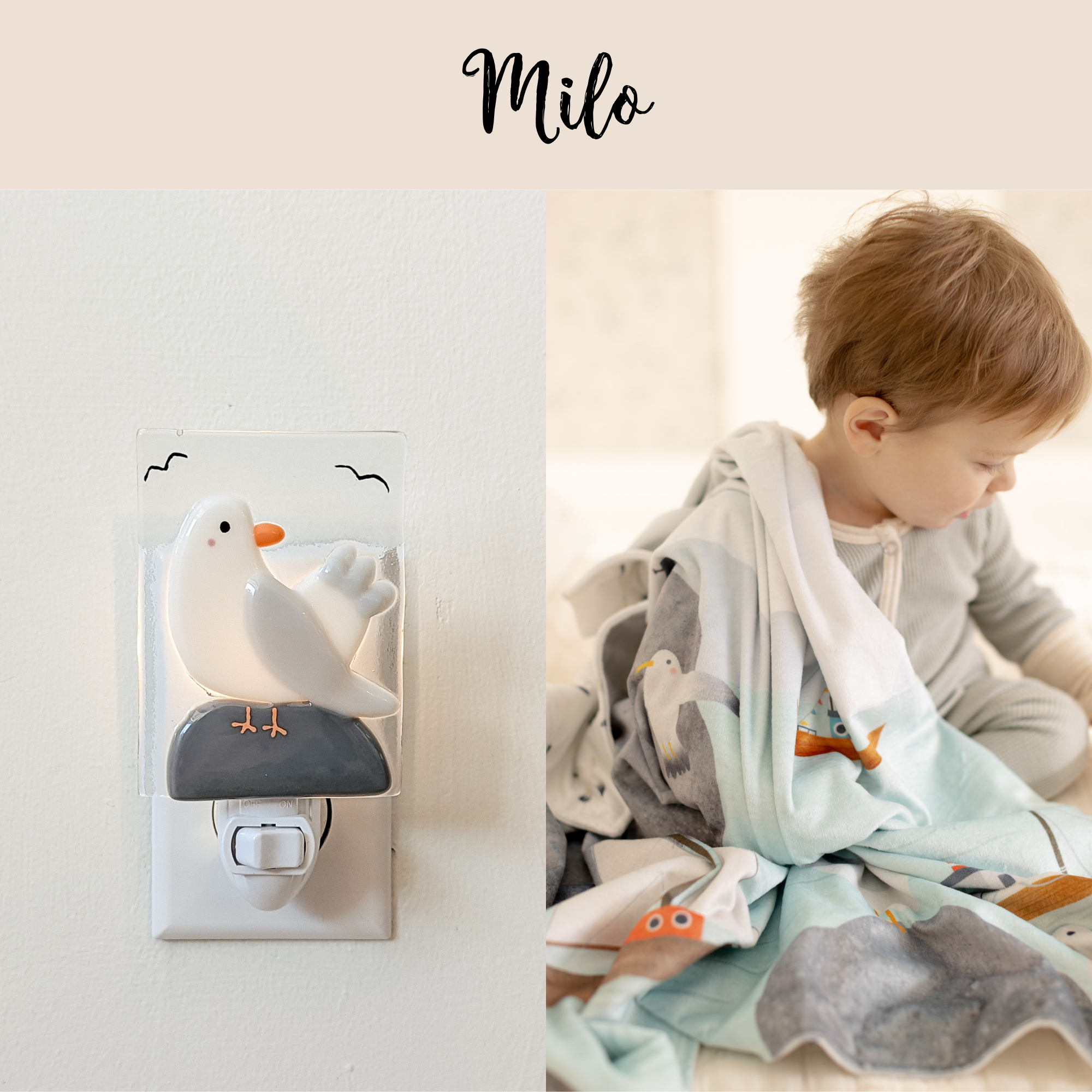 Night Light - Bird - Milo - Veille sur toi