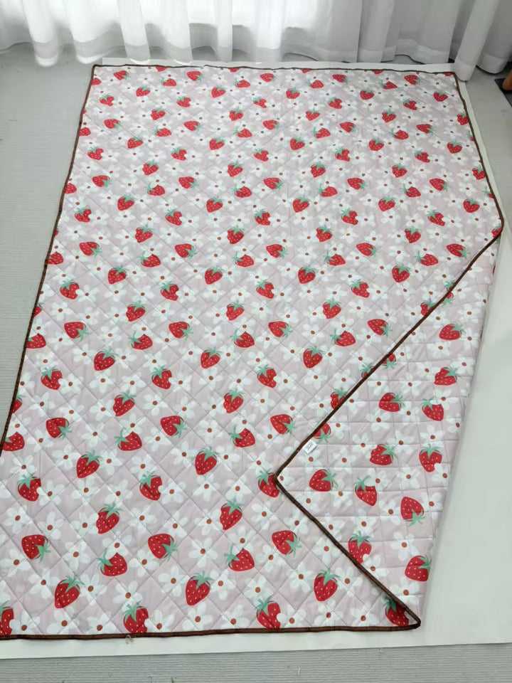 Nappe Plage & Jeux - Fraises