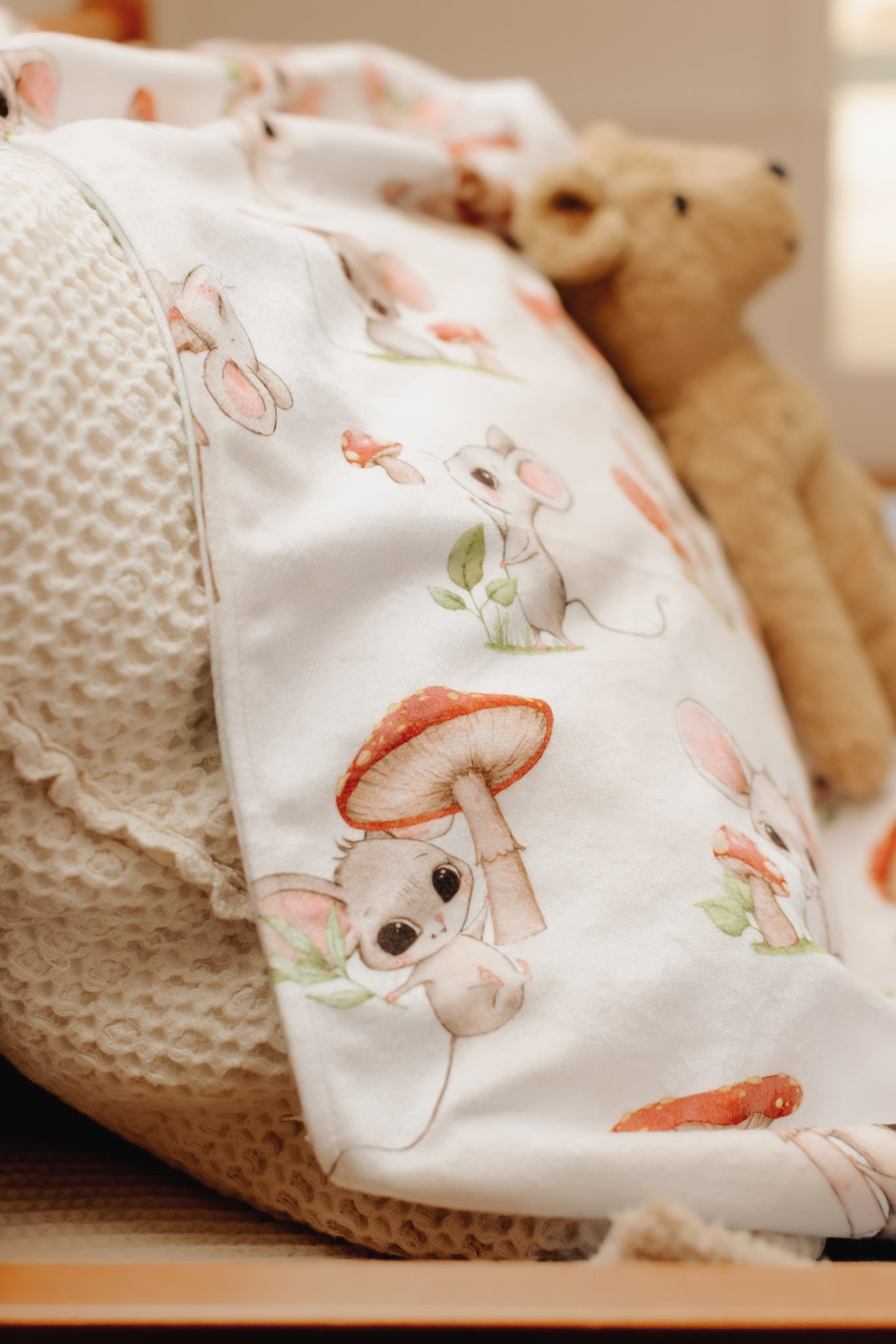 My little blanket - Simon and his mushrooms - Veille sur toi