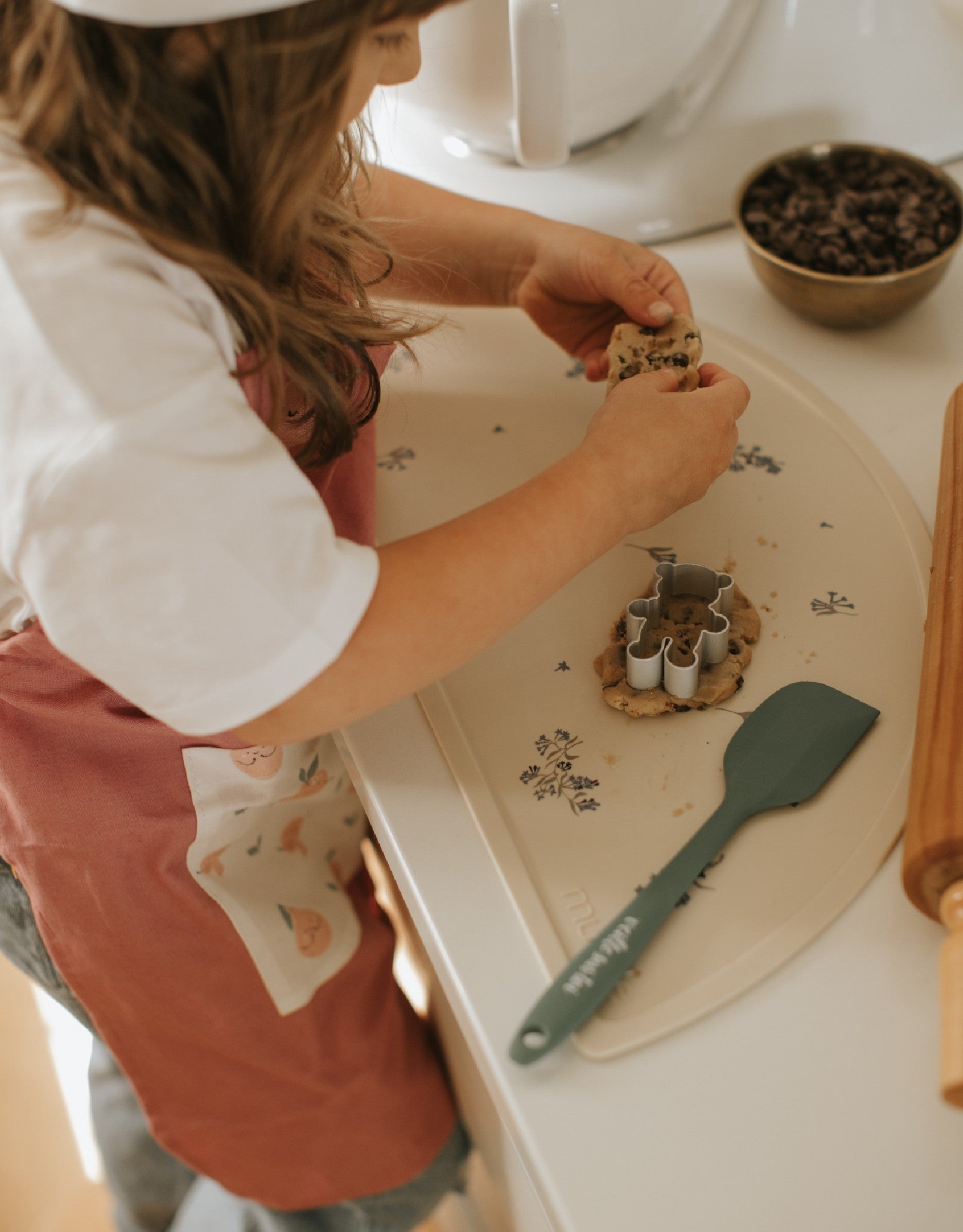 Petit chef - Ensemble de cuisinier - Rose - Veille sur toi