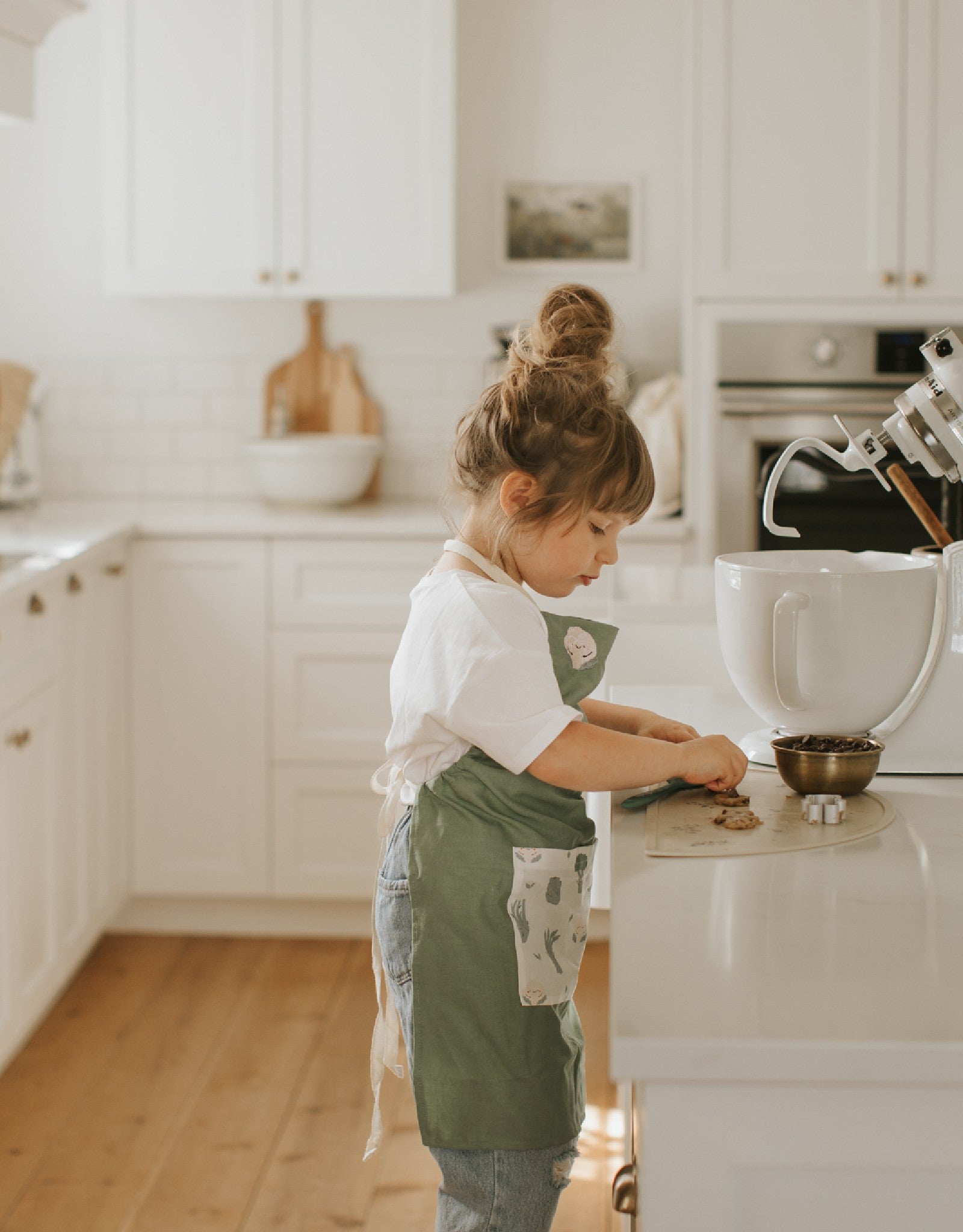 Petit chef - Tablier de cuisinier - Ourson - Veille sur toi