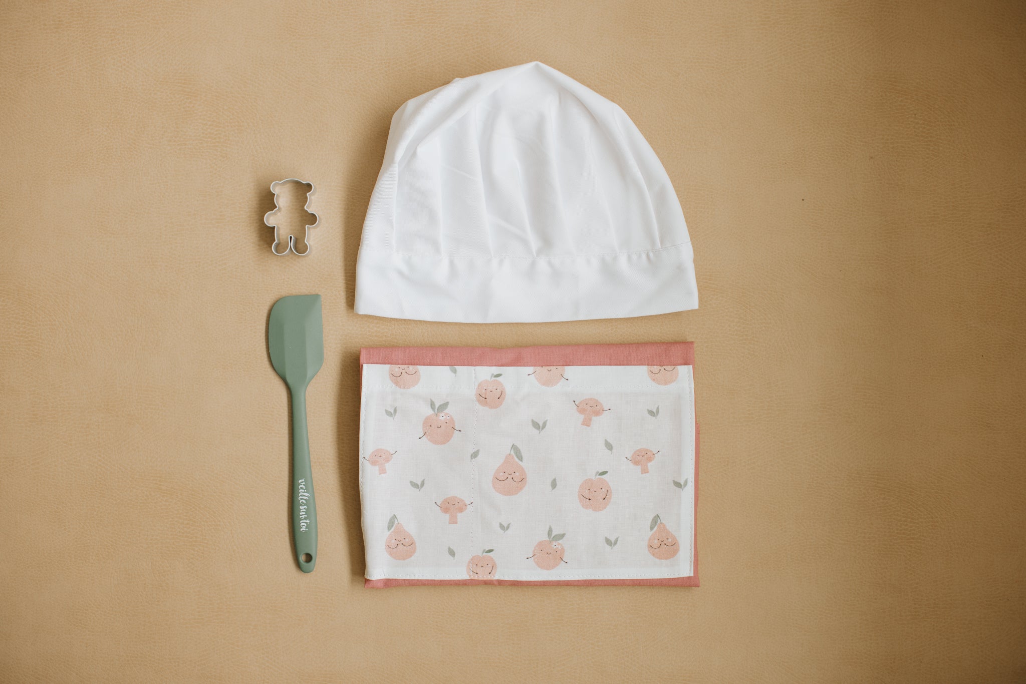 Petit chef - Ensemble de cuisinier - Rose - Veille sur toi