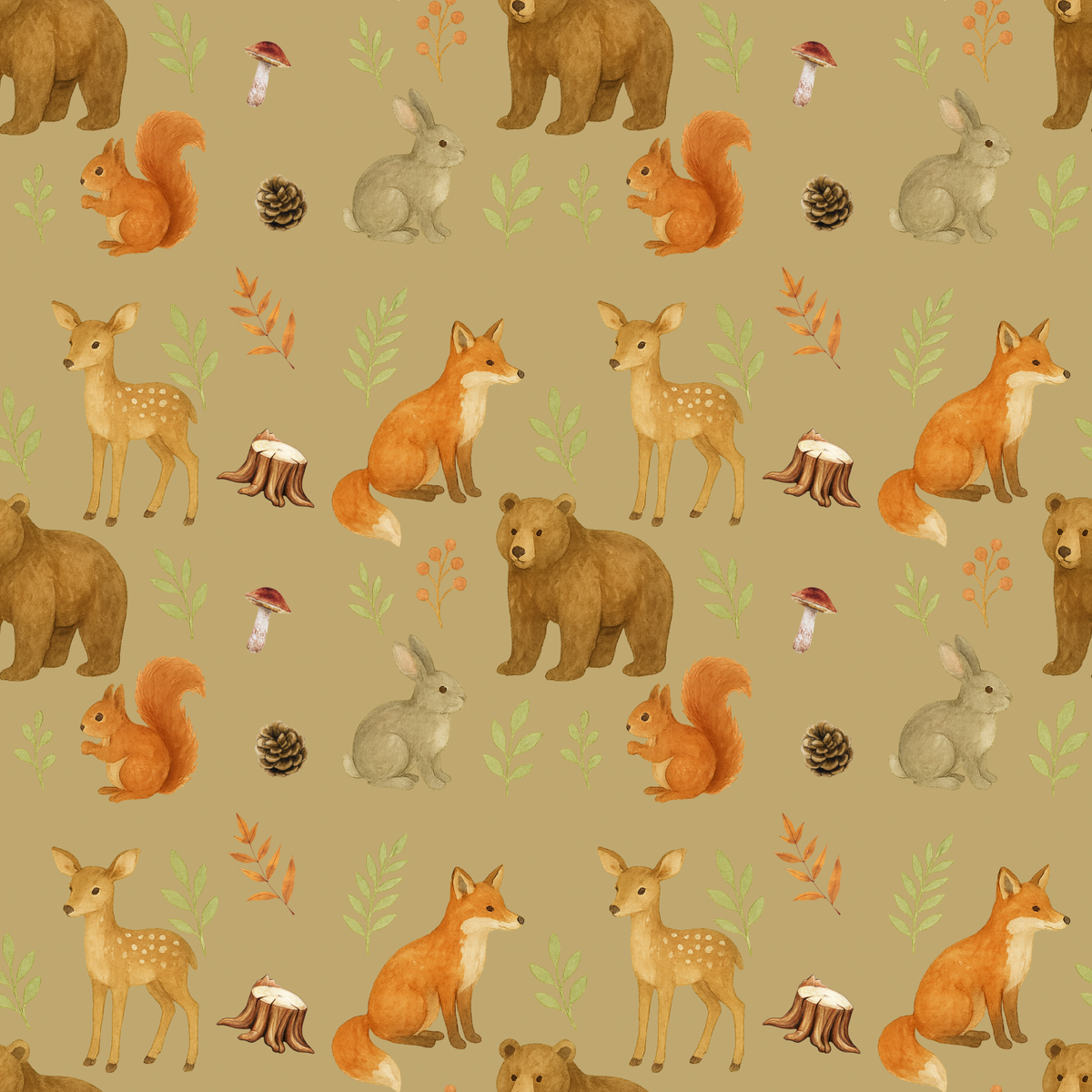 🦊 Pyjama 2 pièces en bambou – Les copains des bois
