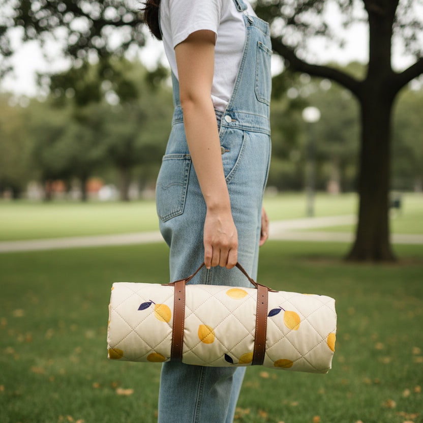 Nappe Plage & Jeux - Citrons