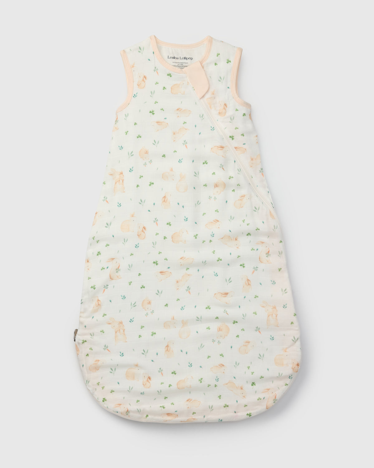 Muslin Lightweight Sleep Bag 0.5 TOG - Bunny Meadow