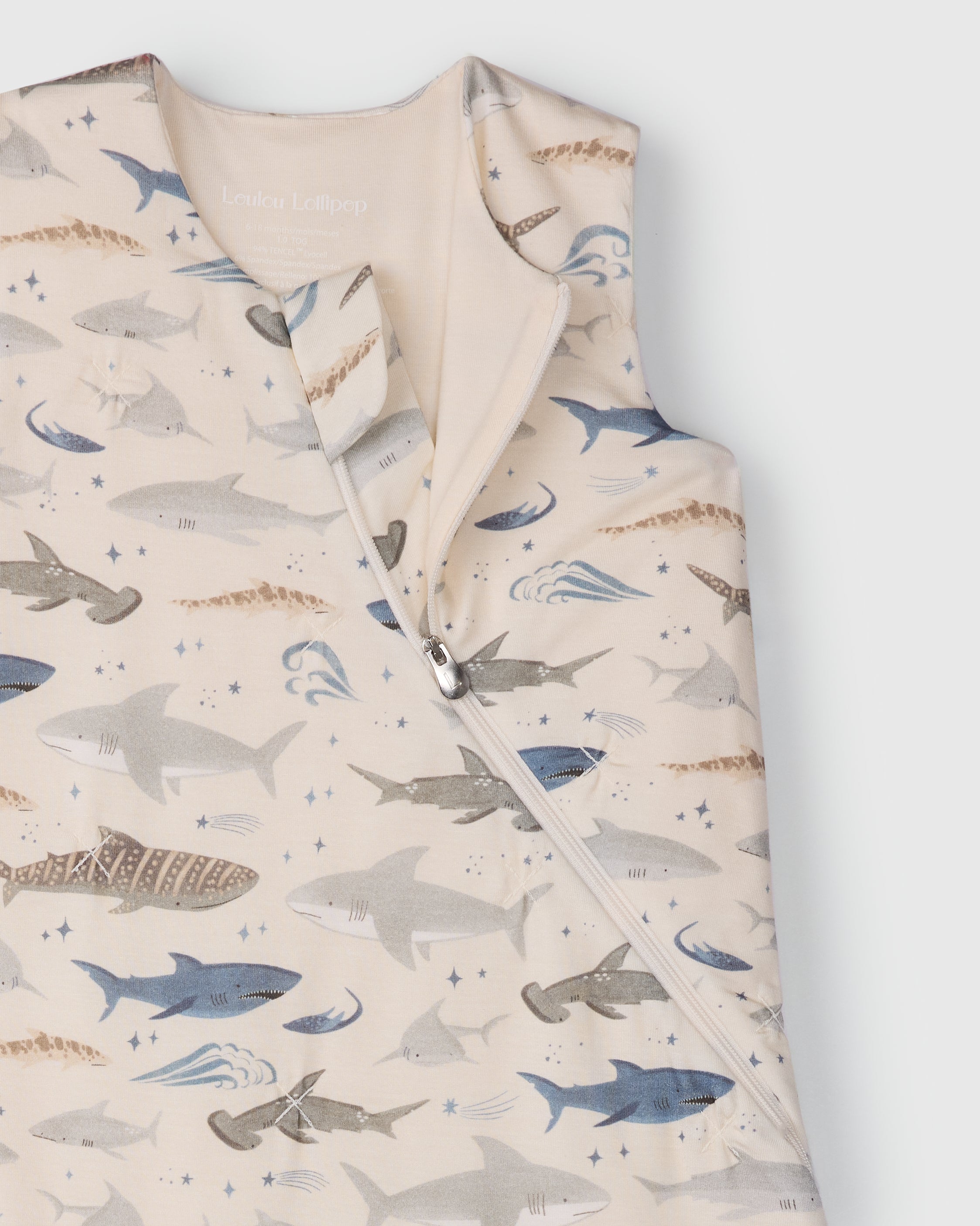 Sleep Bag 1.0 TOG - Smiley Sharks