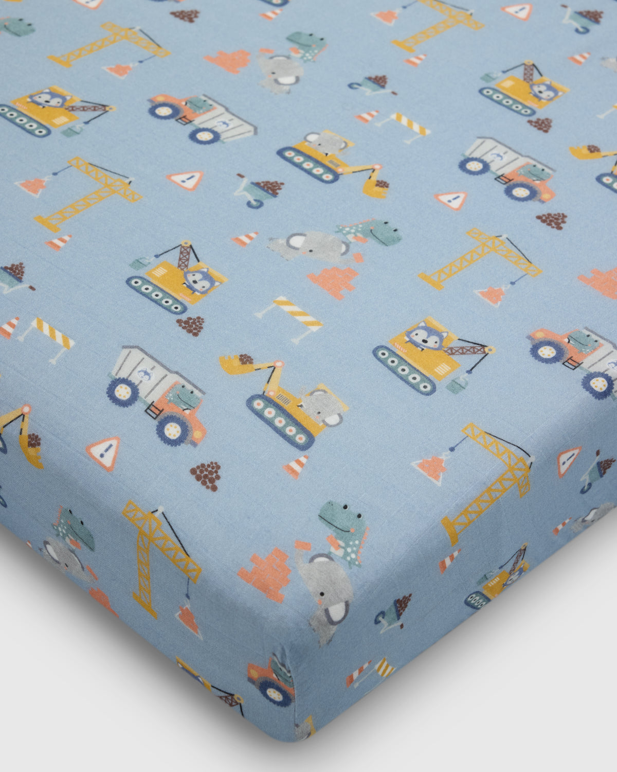 Muslin Fitted Crib Sheet - Tiny Engineers