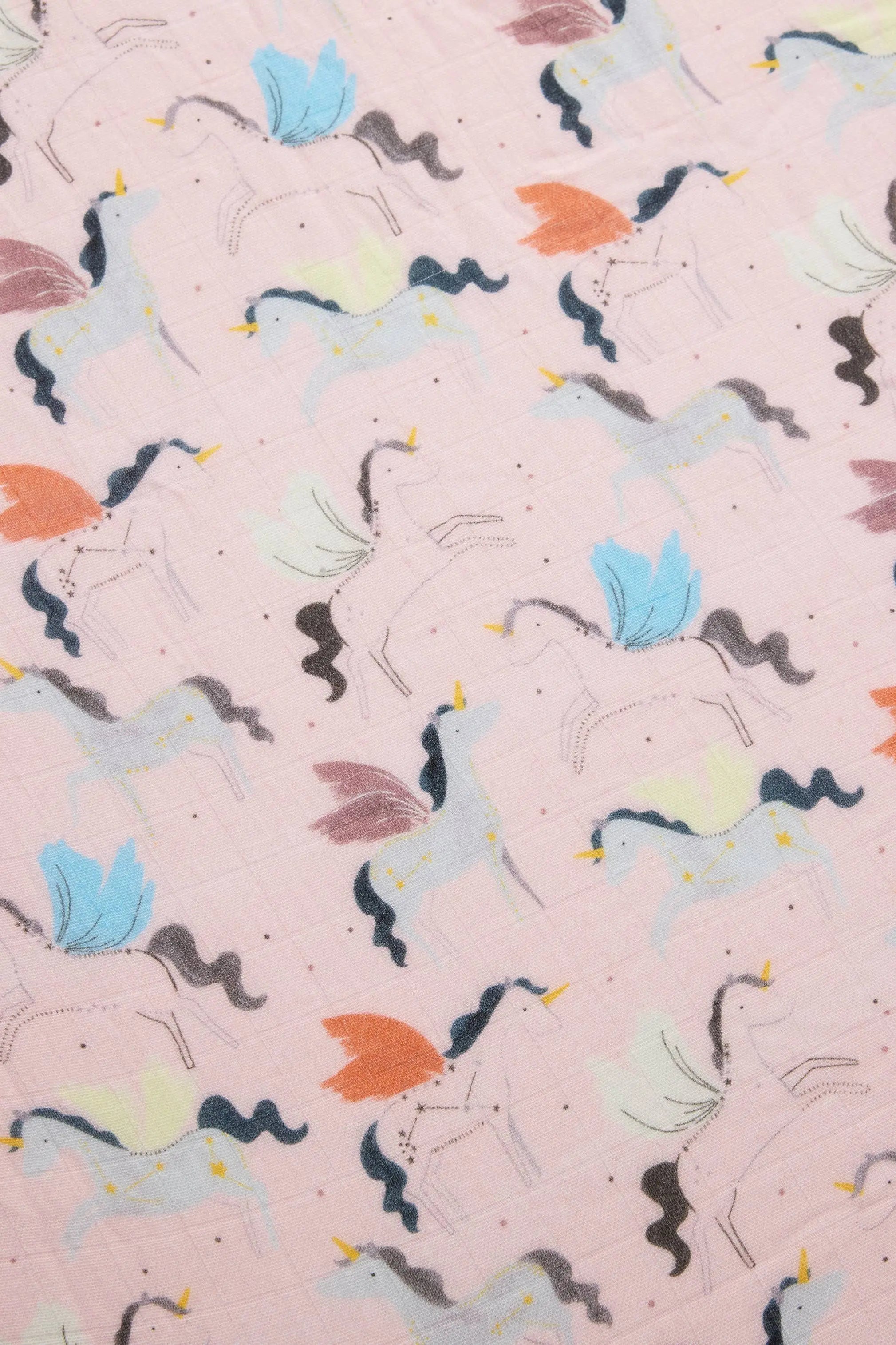 Muslin Fitted Crib Sheet - Unicorn Ballet LOULOU LOLLIPOP CA