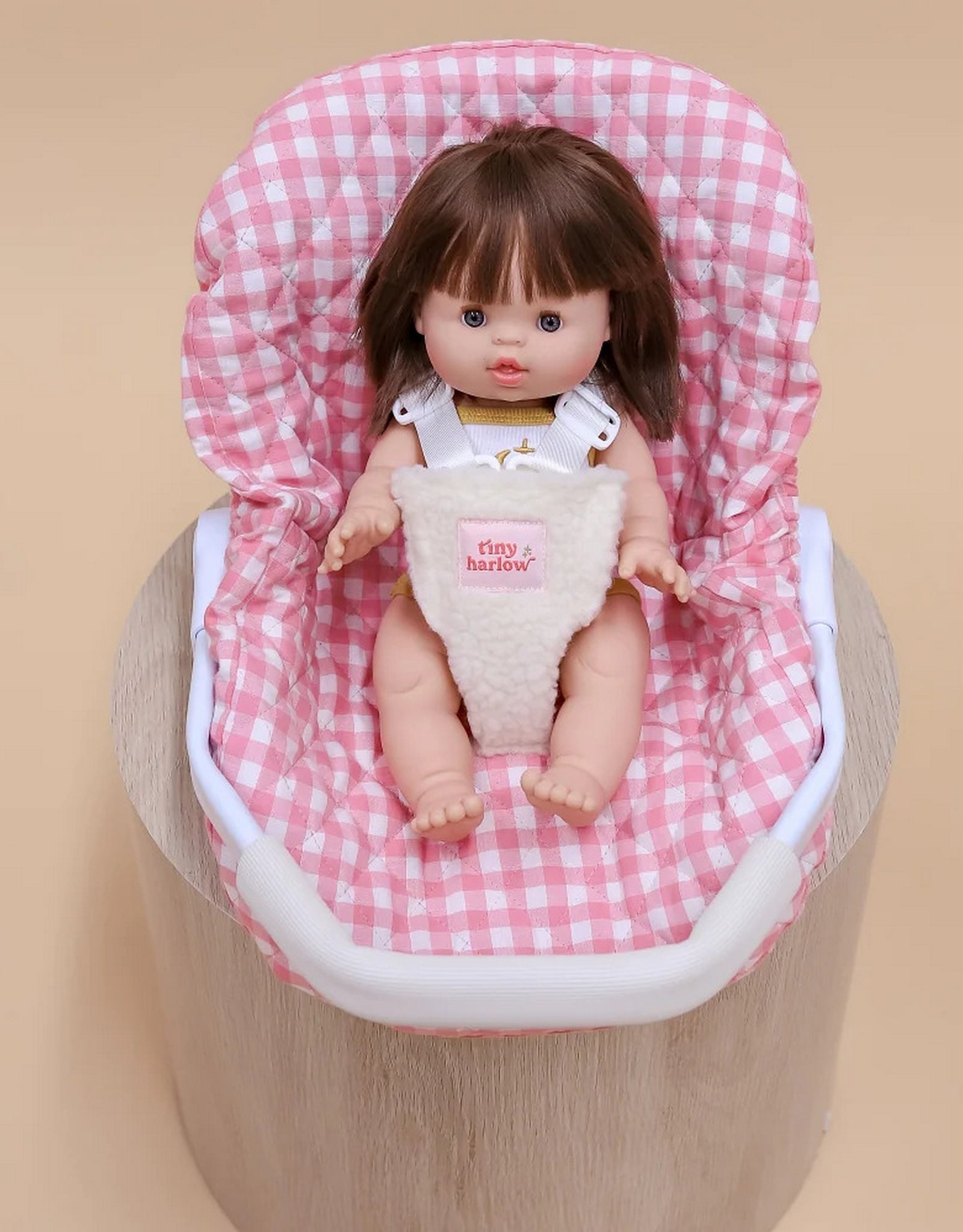 Doll Car Seat - Pink - Tiny Harlow