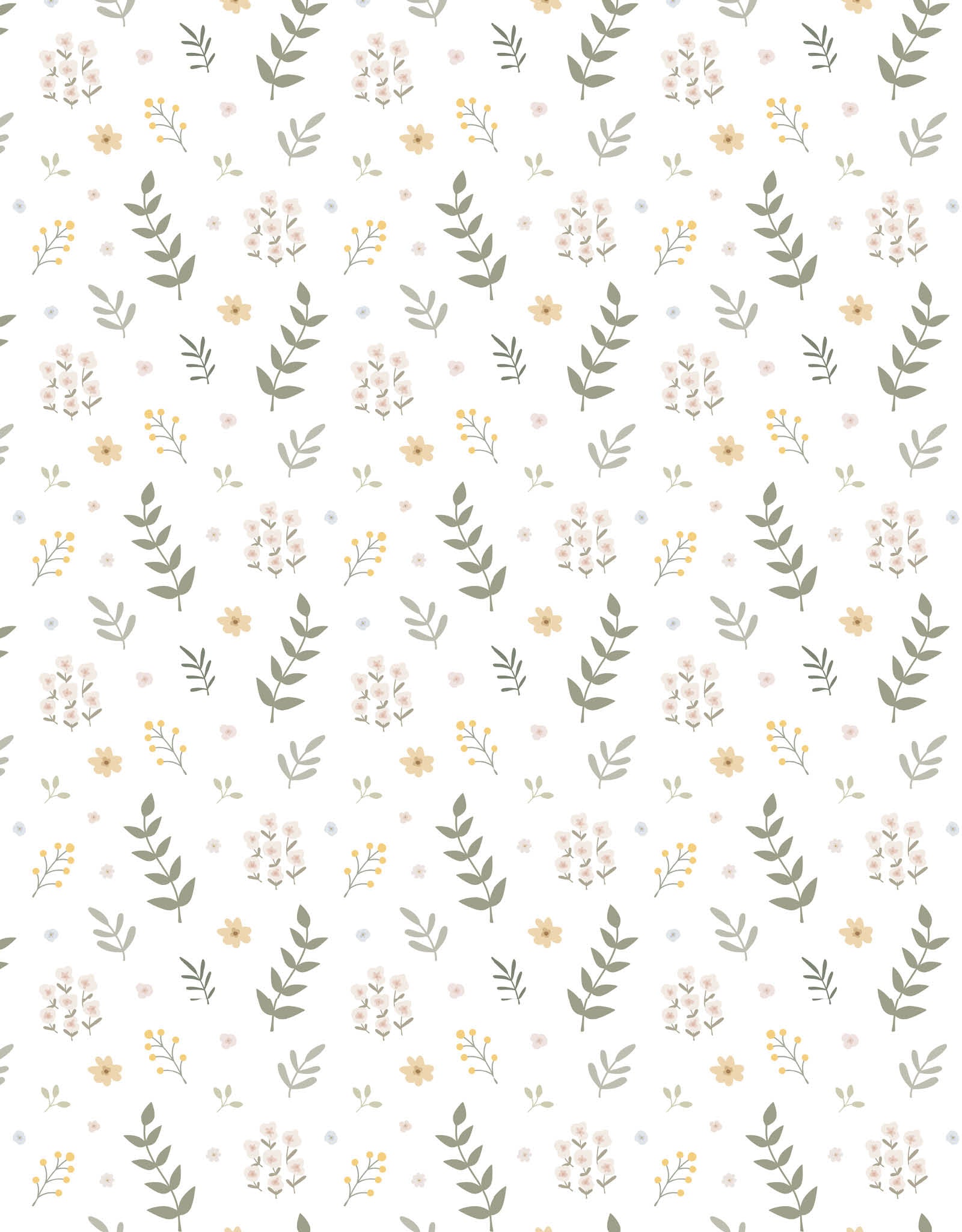 My little blanket - Field flowers - Veille sur toi