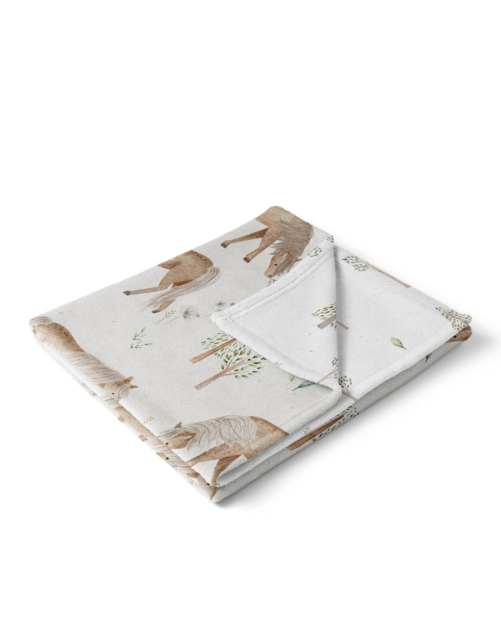 My little blanket - Horses - Veille sur toi