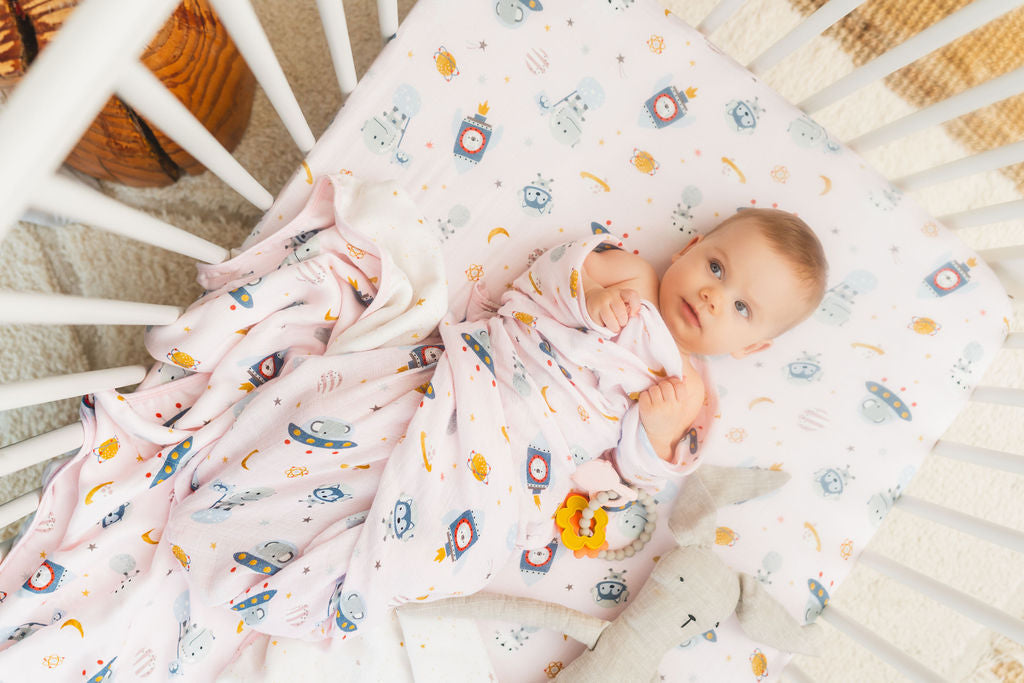 Muslin Swaddle - Astro Explorers