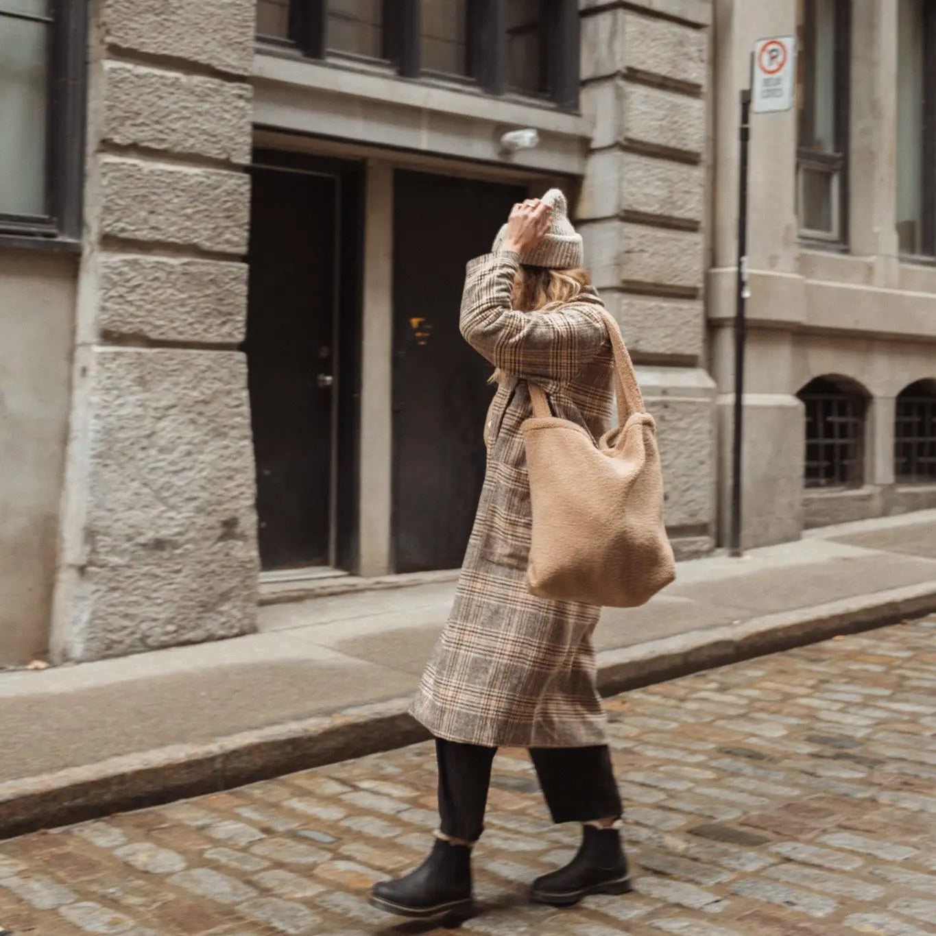 Fourre-tout en teddy