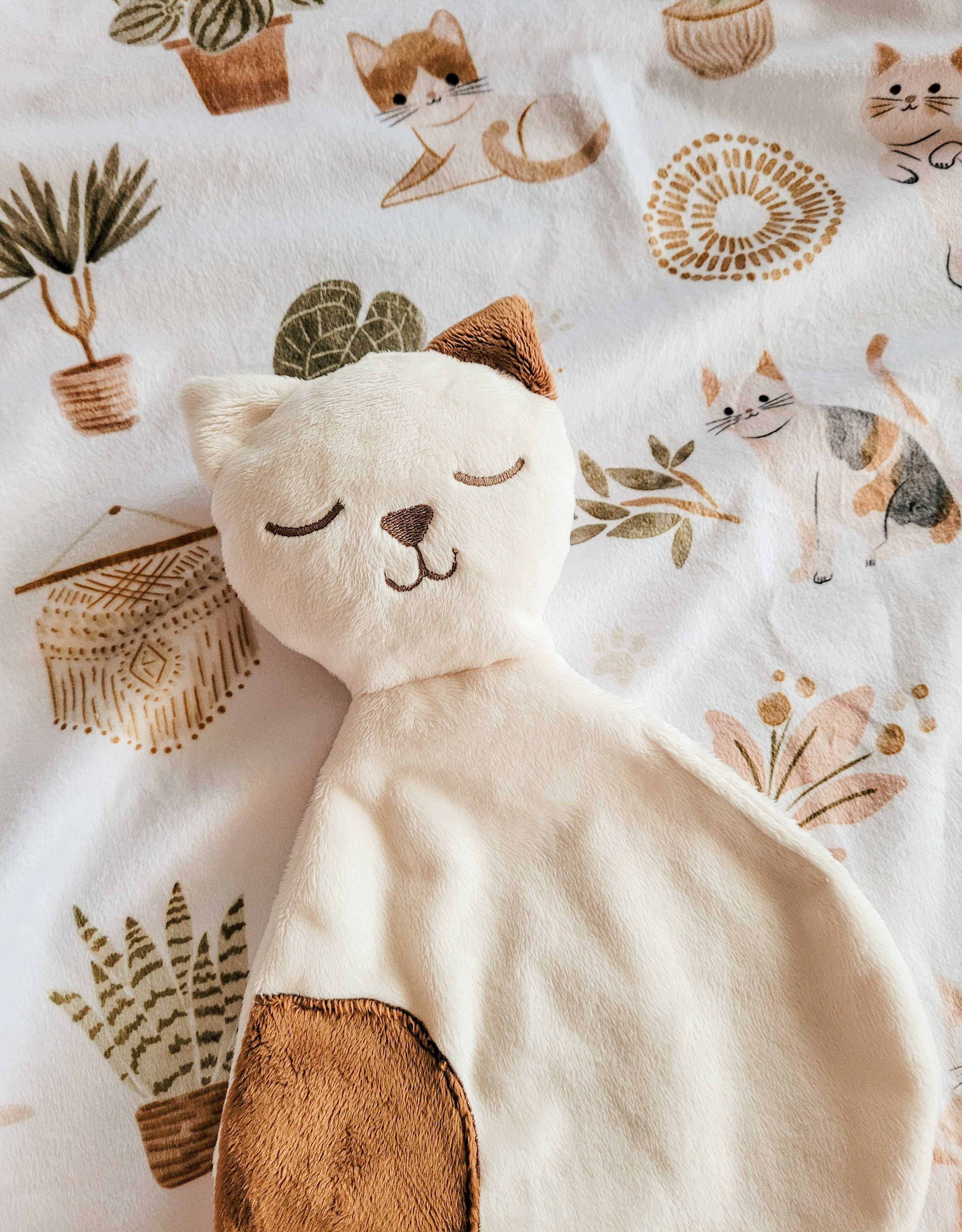 Mini Baby Blankie - Sammy the Cat - Veille sur toi
