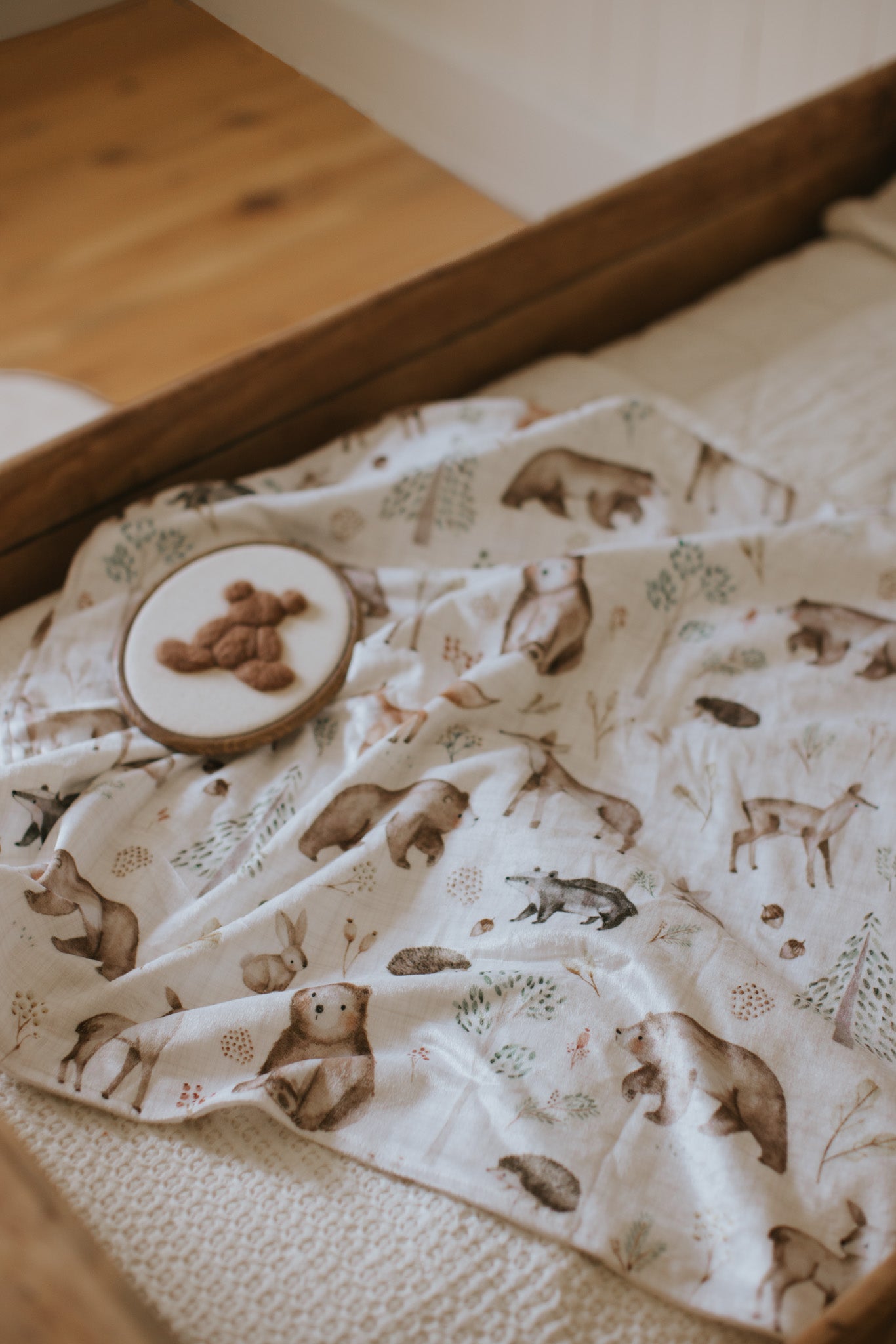 My little blanket - Woodland Friends - Veille sur toi