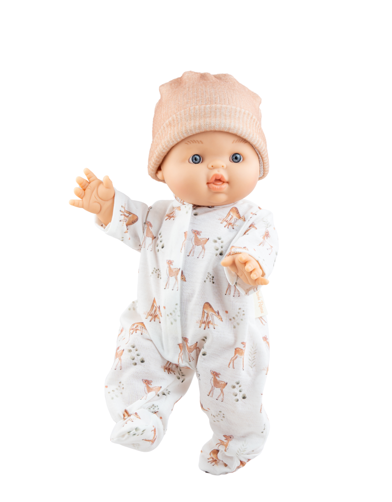 Baby Gordis - Albert with fawn pajamas and hat - Paola Reina