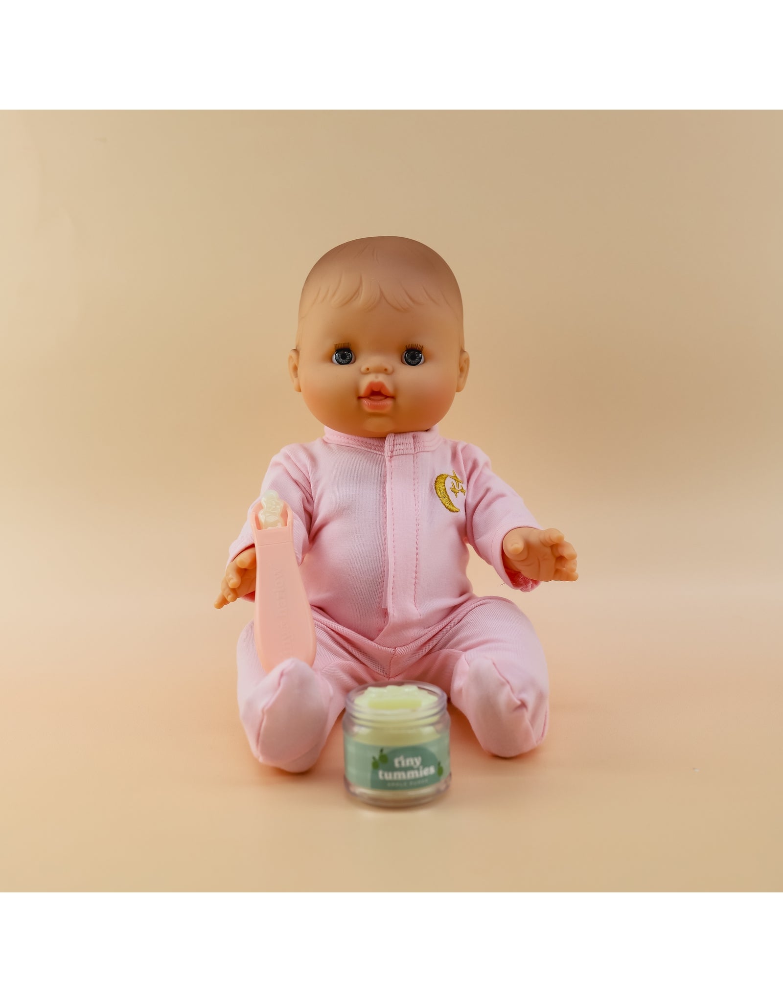 Tiny Tummies Banana Custard Food Jar and Spoon Set - Tiny Harlow