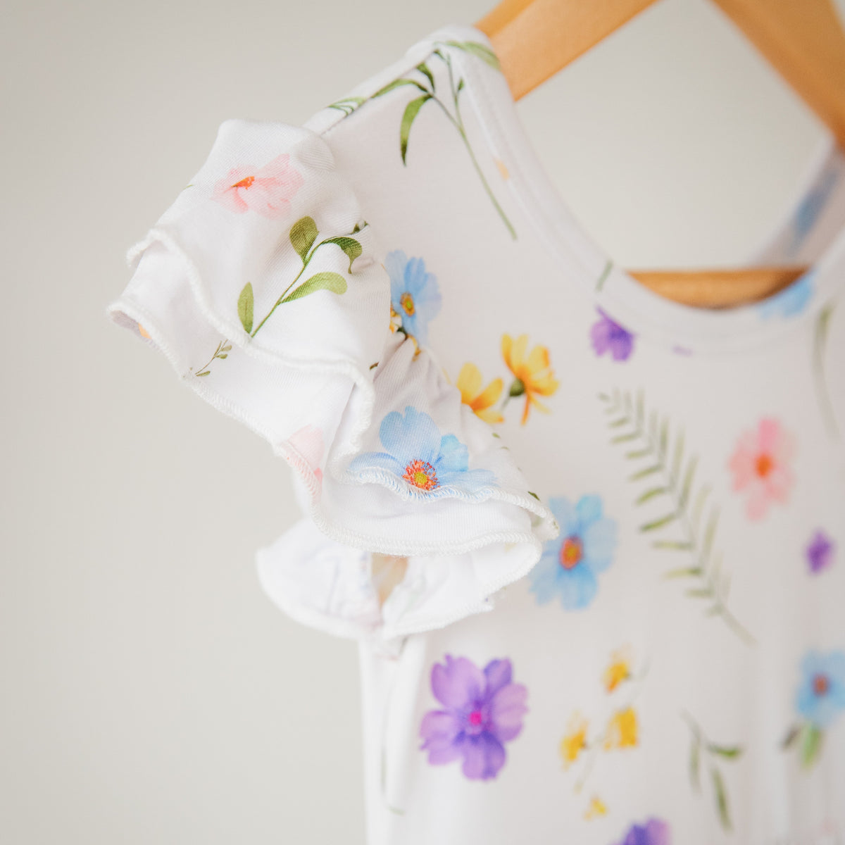 Wildflower Twirl Dress Lulush The Label Kids Clothing