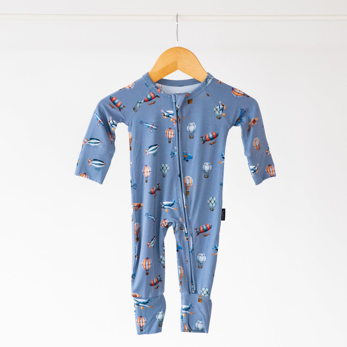 Vintage Voyager Bamboo Zippered Romper Lulush The Label Kids Clothing