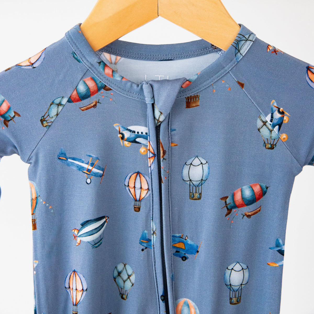 Vintage Voyager Bamboo Zippered Romper Lulush The Label Kids Clothing
