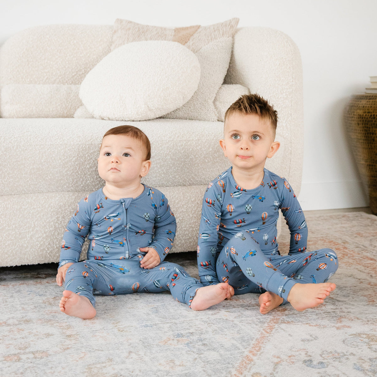 Vintage Voyager Two-Piece Pajama Set Lulush The Label Kids Clothing