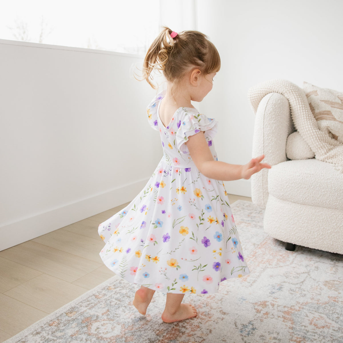 Wildflower Twirl Dress Lulush The Label Kids Clothing