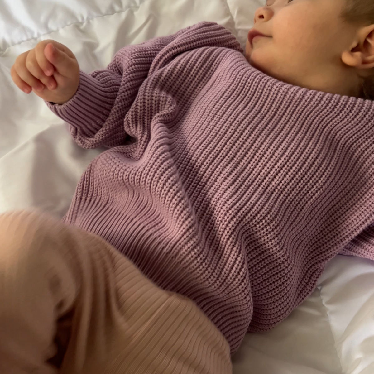 Organic Cotton Knit Sweaters Lulush The Label Kids Clothing