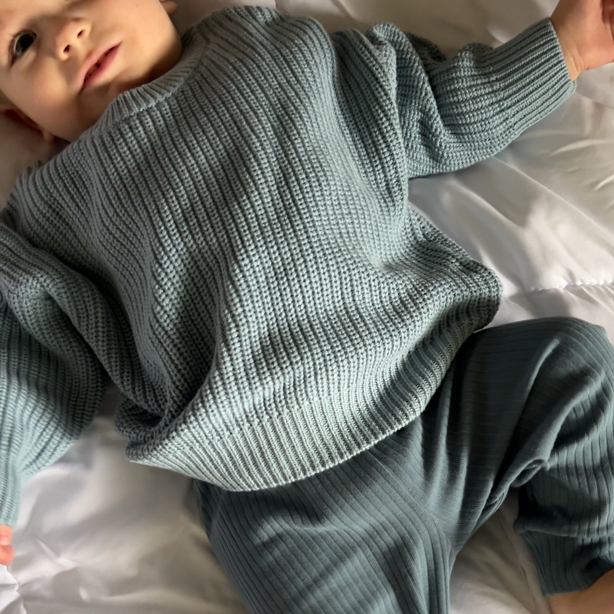 Organic Cotton Knit Sweaters Lulush The Label Kids Clothing