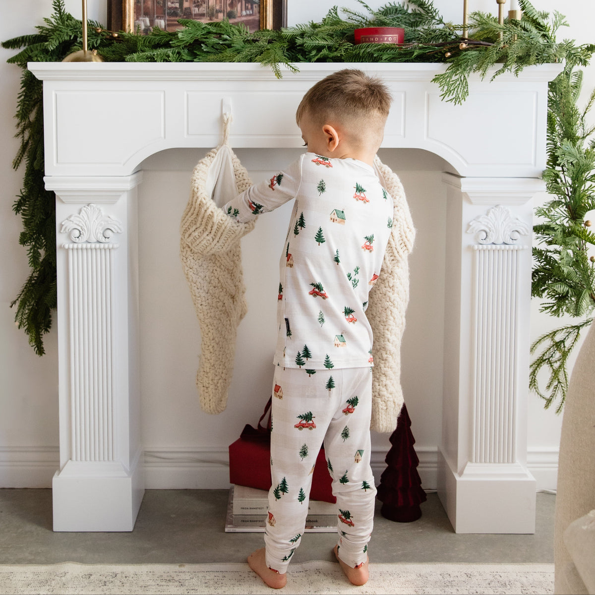 Winter Cottage Two Piece Pyjama Set Lulush The Label Kids Clothing